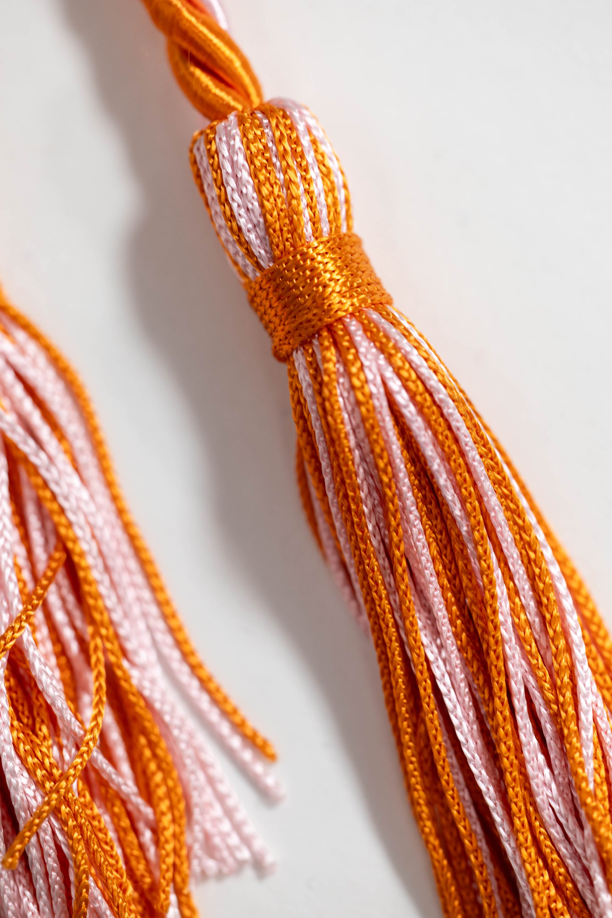 ORANGE, ORANGE, PINK GRADUATION CORD, HONOR CORD