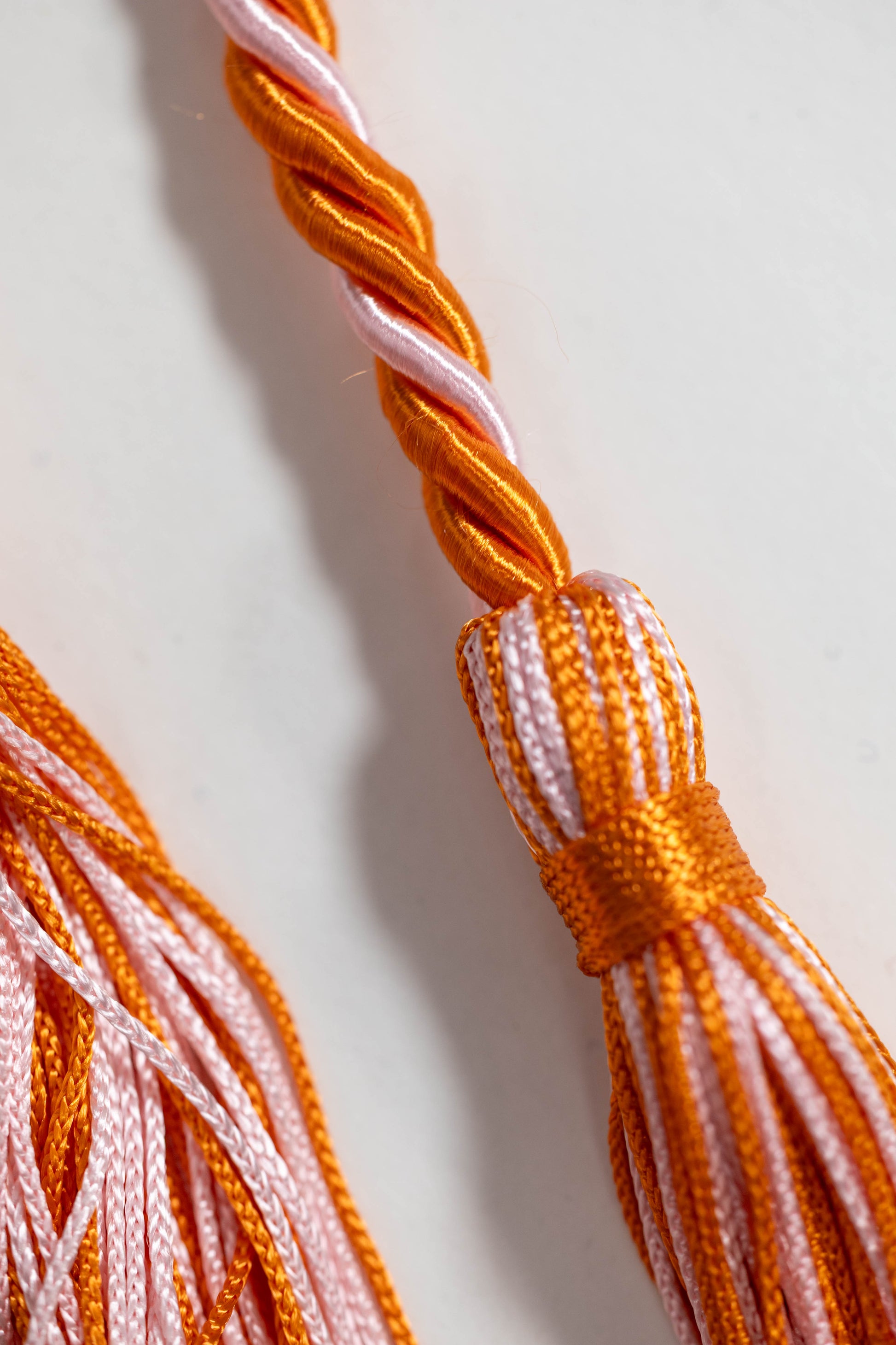 ORANGE, ORANGE, PINK GRADUATION CORD, HONOR CORD