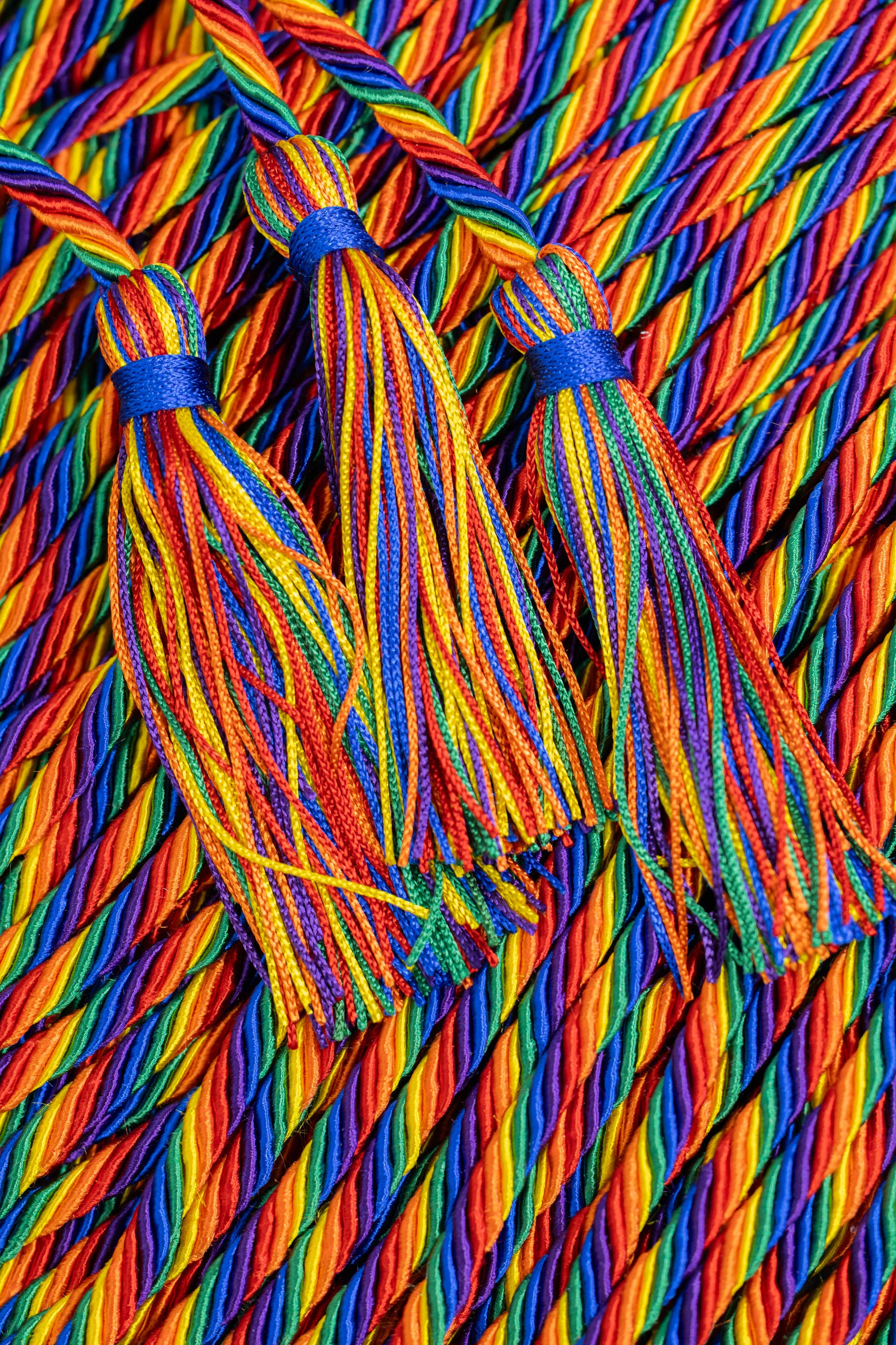 Rainbow Color Honor Cord Pride Cord