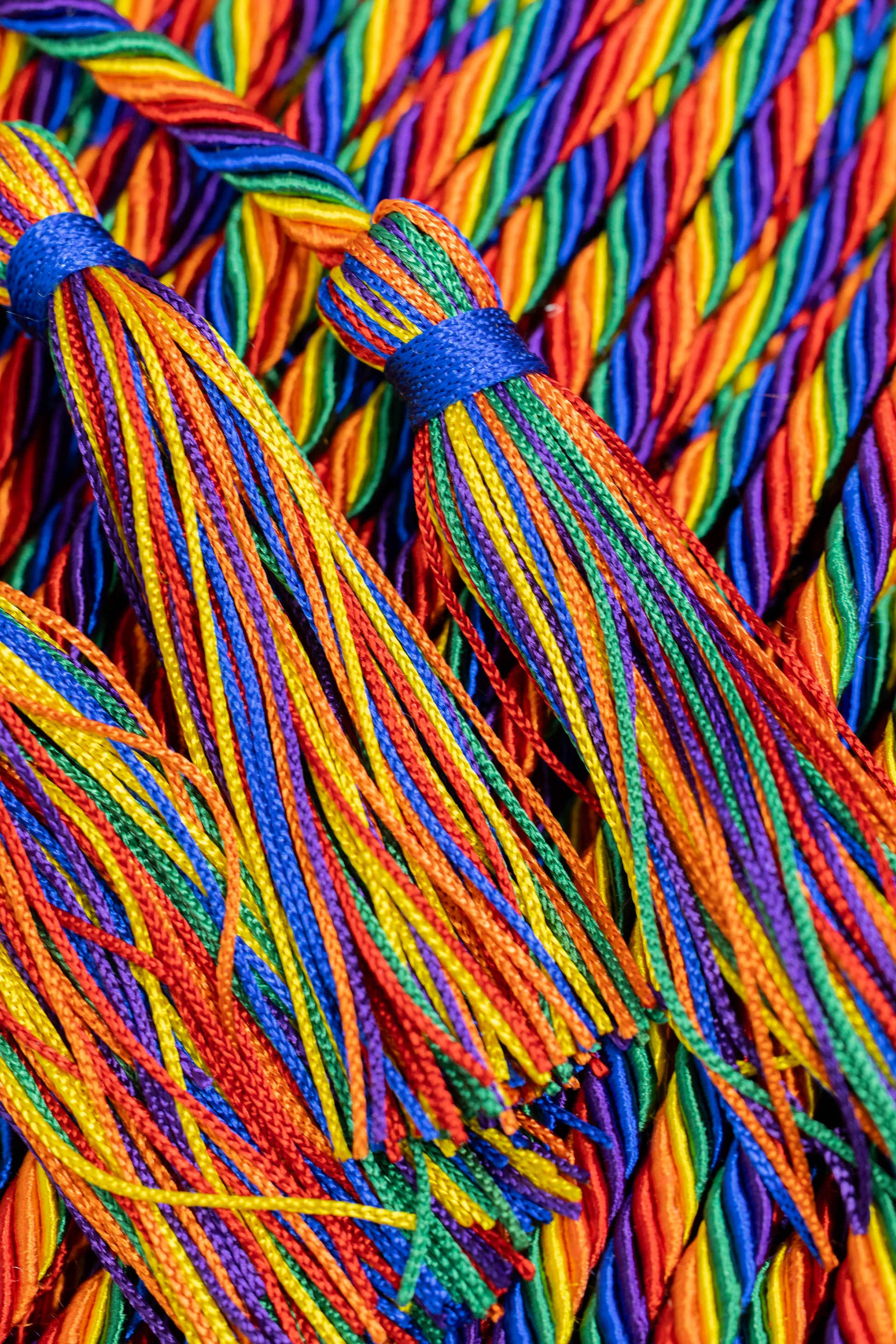 Rainbow Color Honor Cord Pride Cord