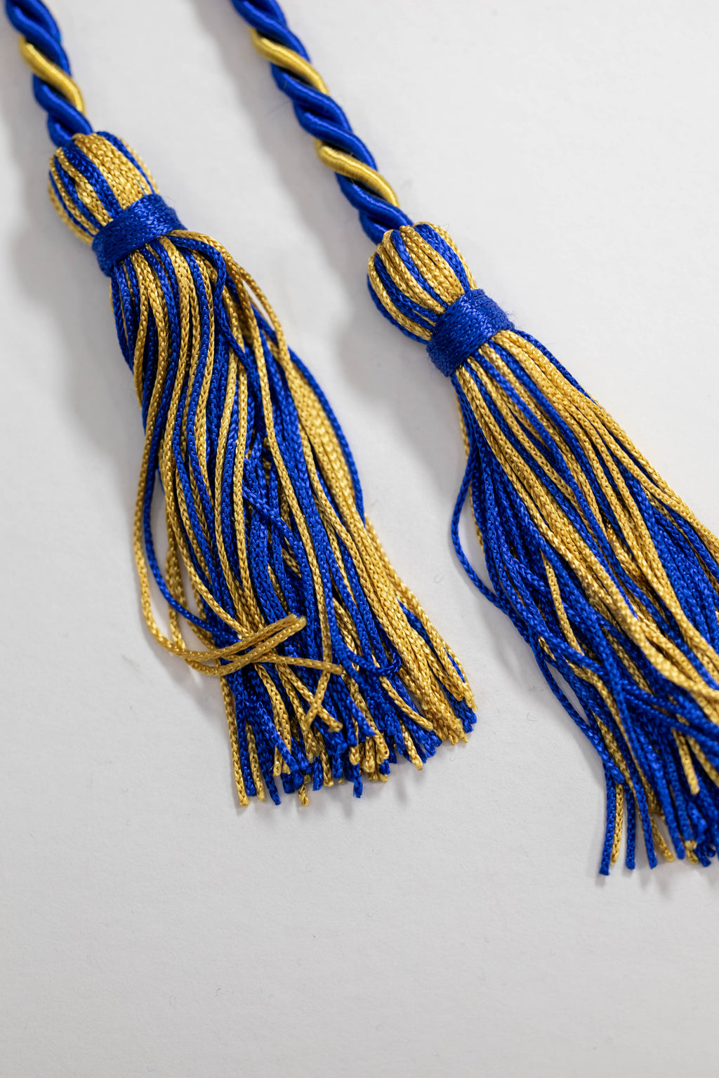 ROYAL BLUE, ROYAL BLUE, ANTIQUE GOLD GRADUATION CORD, HONOR CORD
