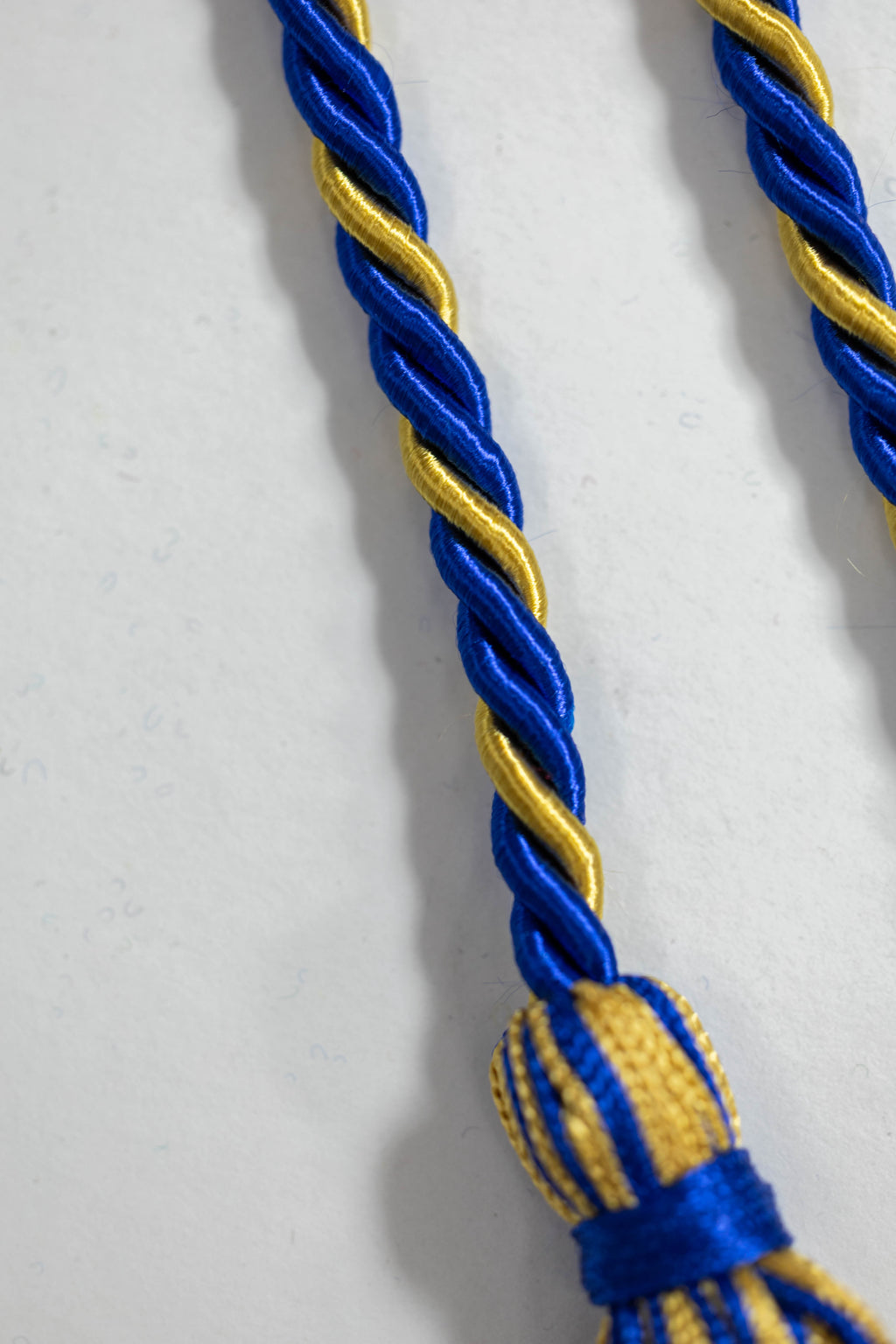 ROYAL BLUE, ROYAL BLUE, ANTIQUE GOLD GRADUATION CORD, HONOR CORD