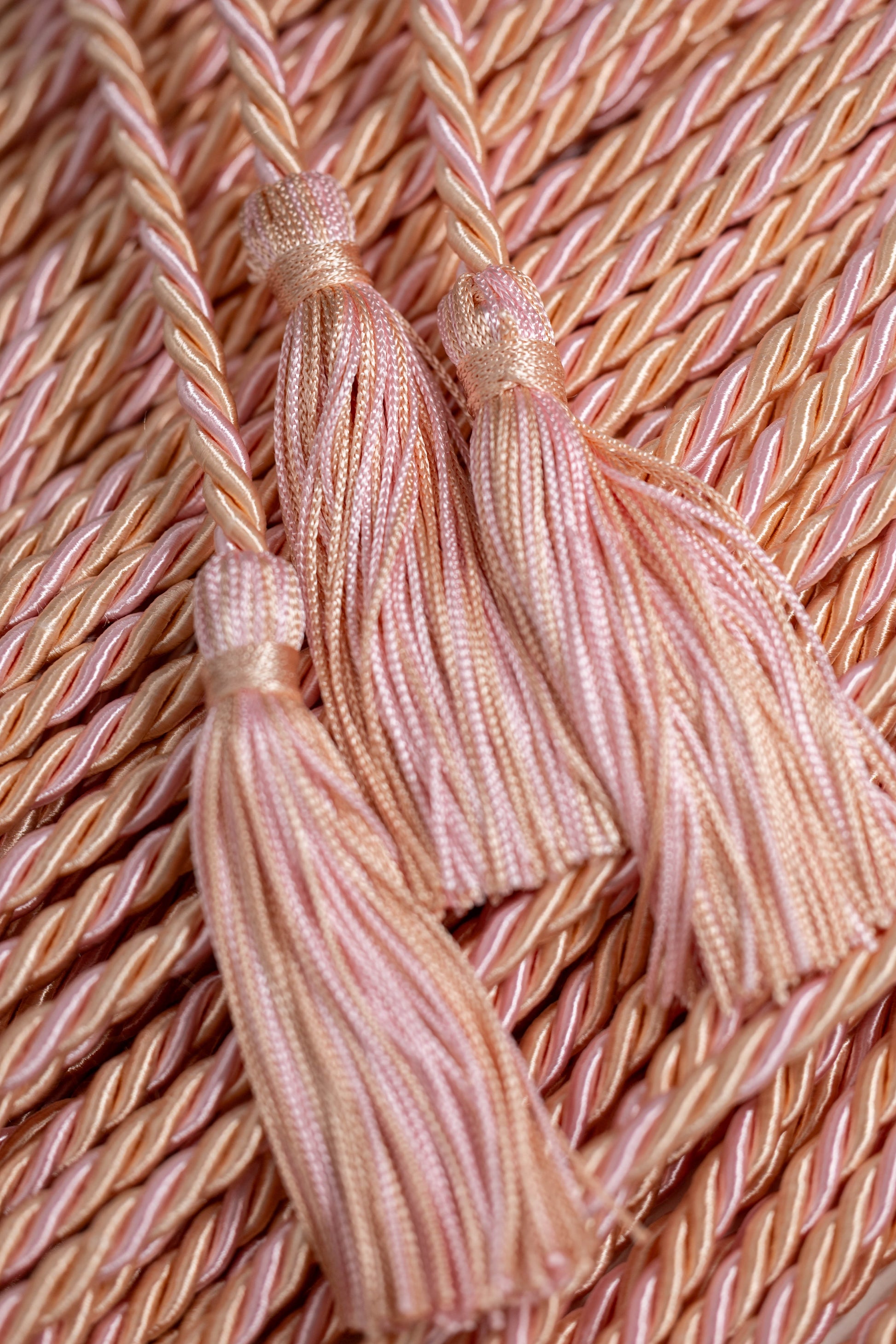 SALMON, SALMON, PINK GRADUATION CORD, HONOR CORD