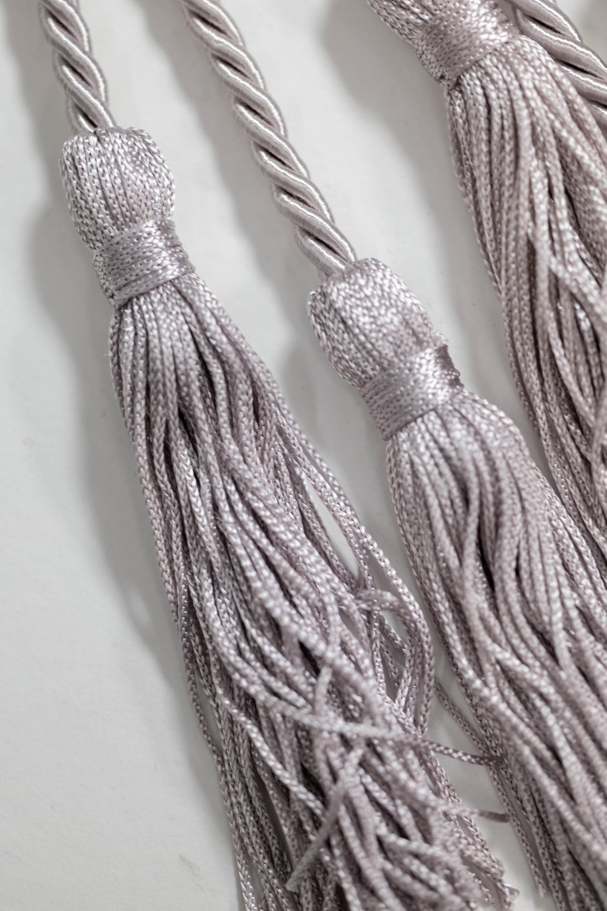 SILVER GRADUATION CORD, HONOR CORD SOLID