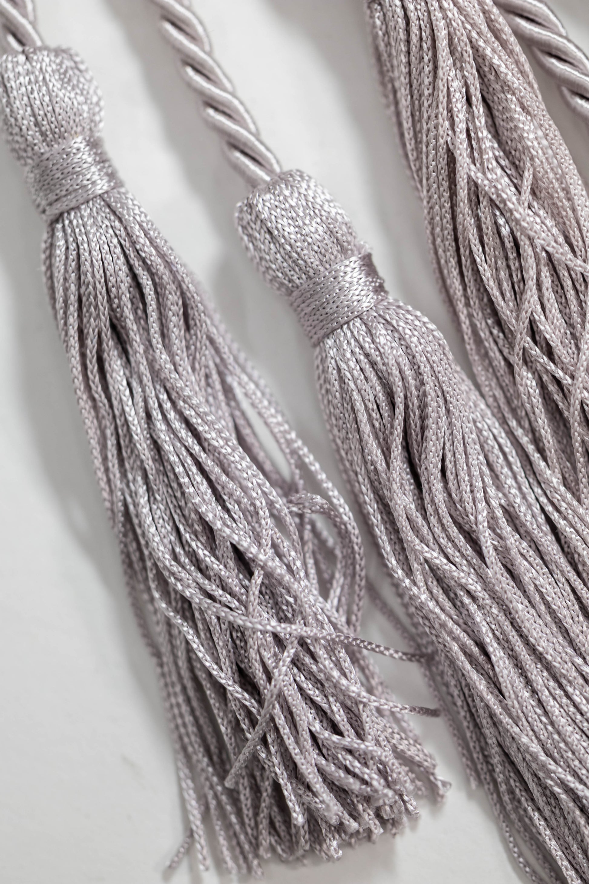 SILVER GRADUATION CORD, HONOR CORD SOLID