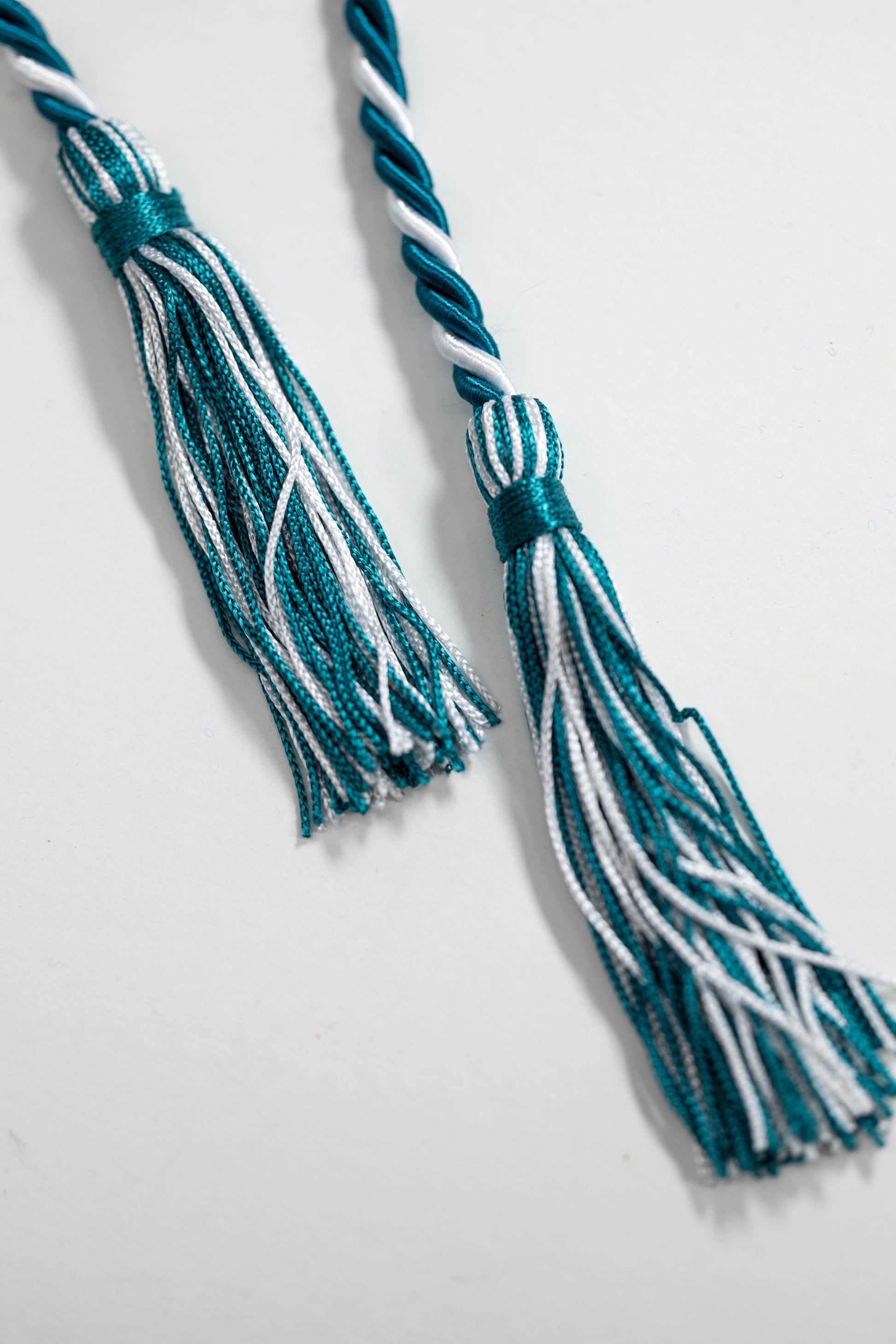 TEAL, TEAL, WHITE GRADUATION CORD, HONOR CORD (Copy)