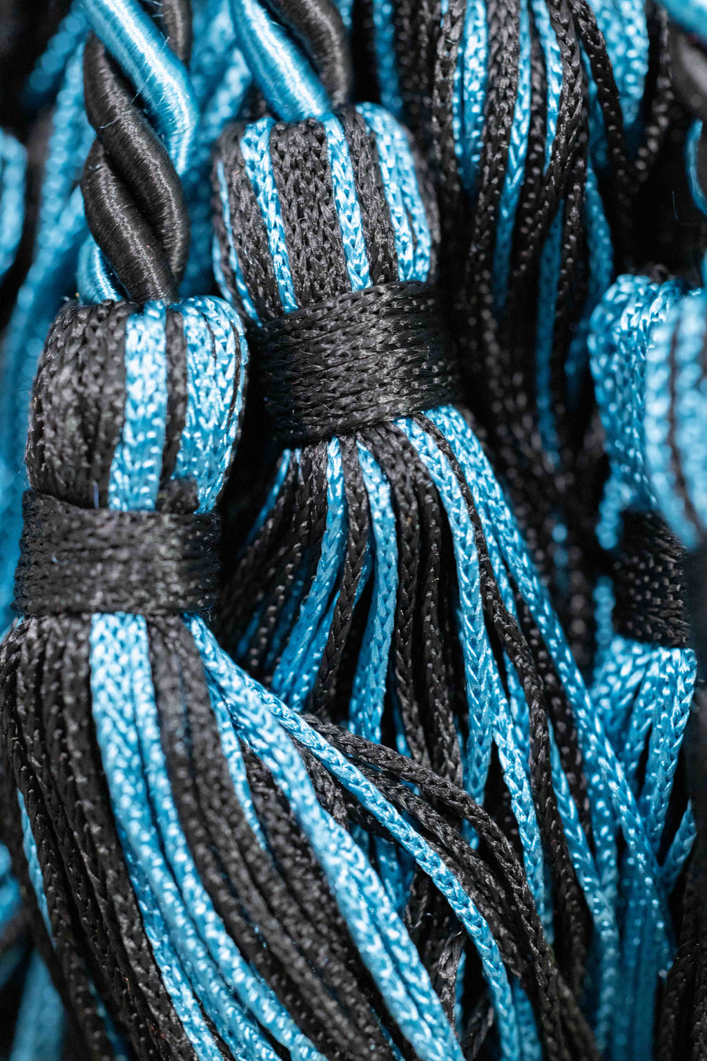 BLACK, BLACK, MING BLUE GRADUATION CORD, HONOR CORD
