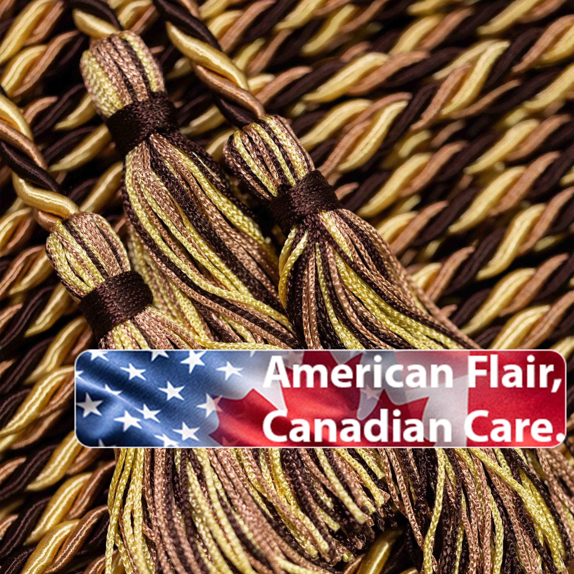 BROWN, DRAB, LEMON GRADUATION CORD, HONOR CORD | BOSTON CREAM