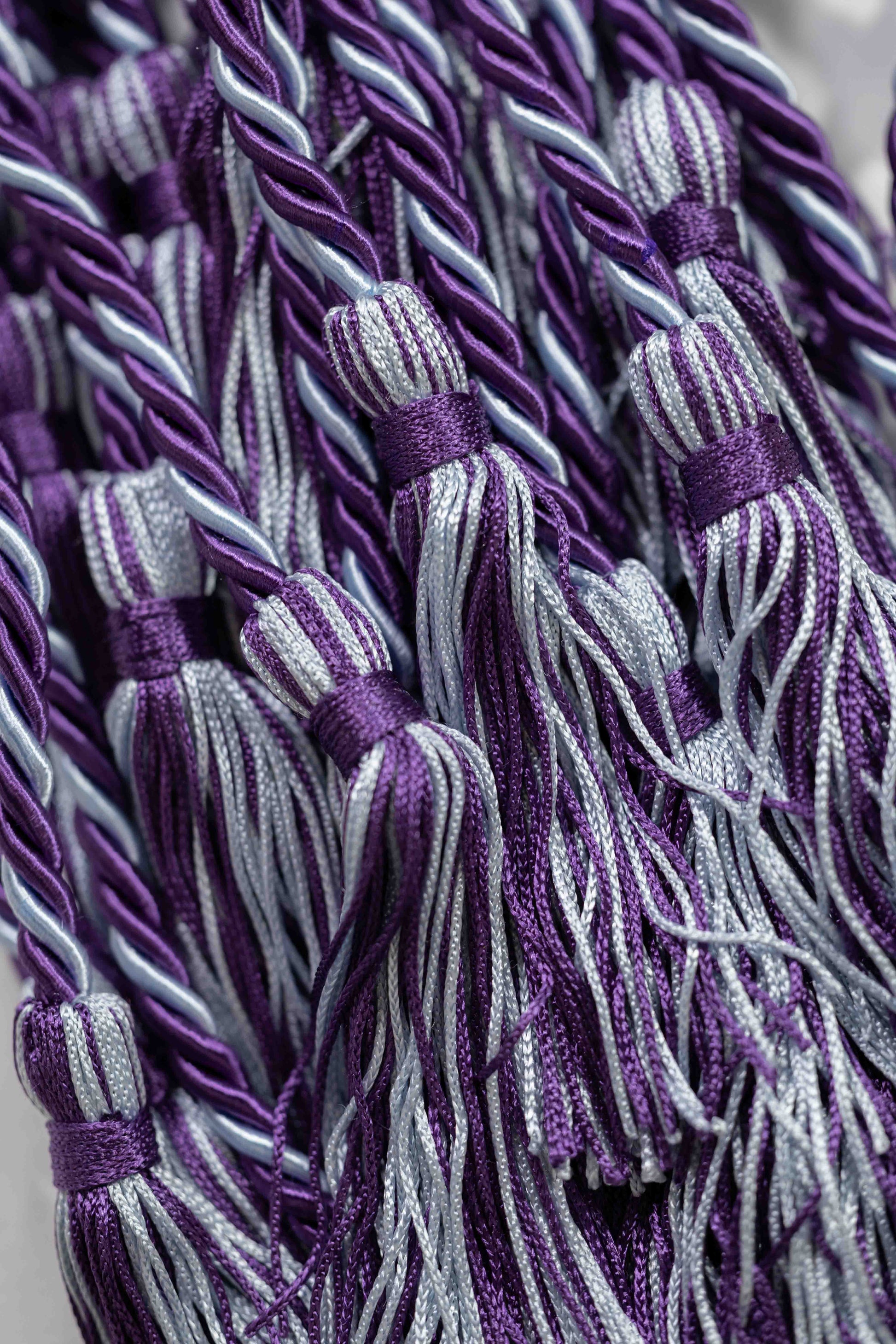 PURPLE, PURPLE, LIGHT BLUE GRADUATION CORD, HONOR CORD