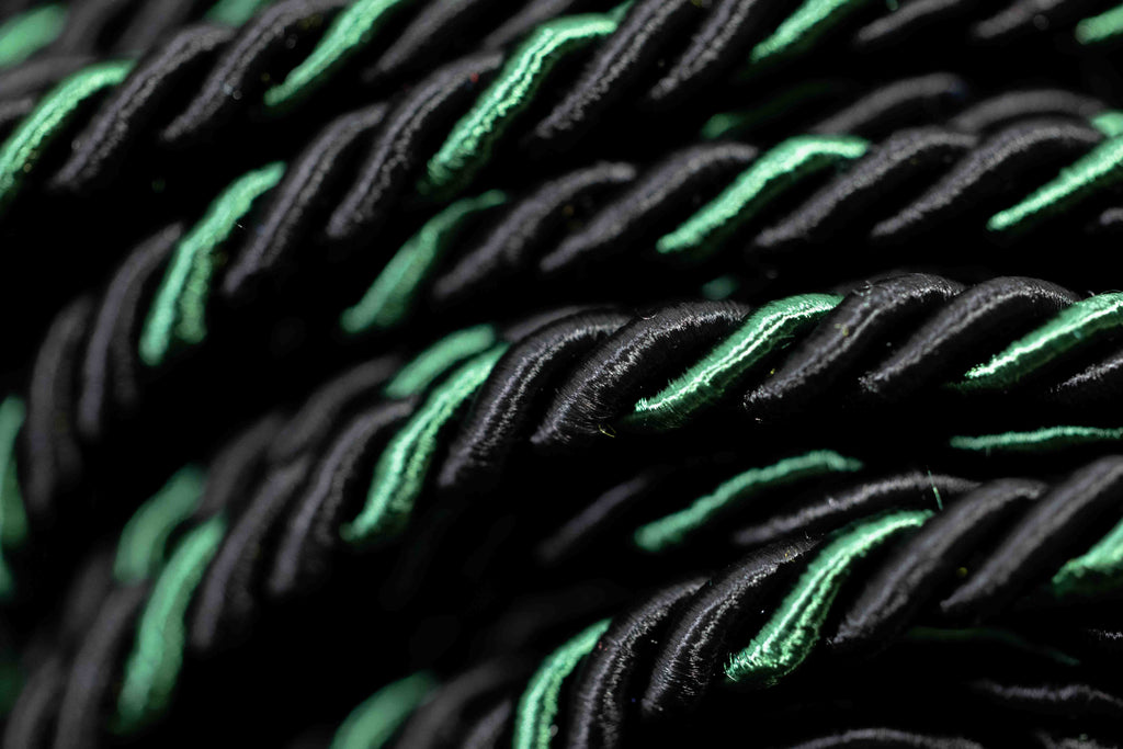 Black Black, Hunter Green Graduation cord, Honor Cord