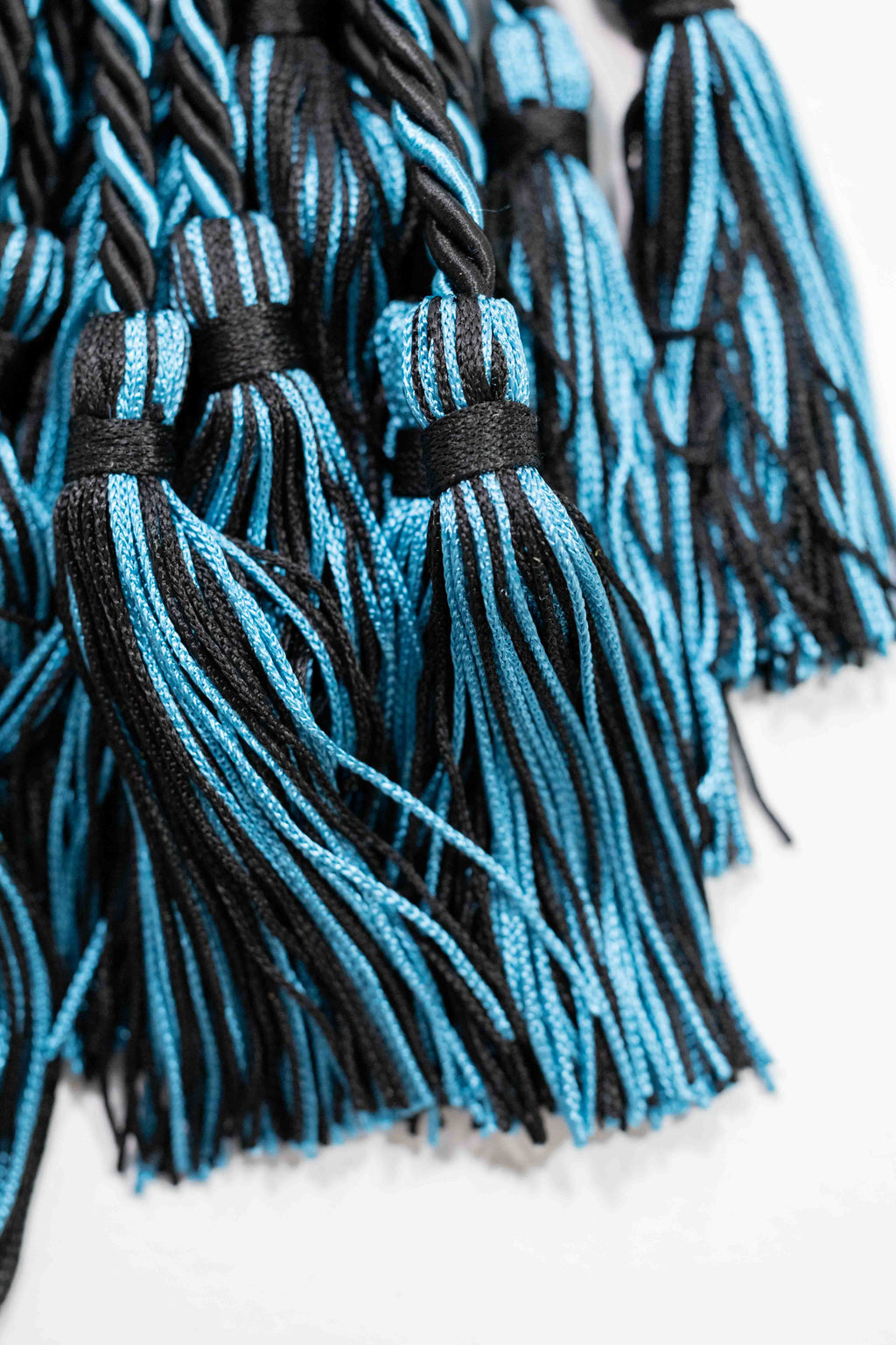 BLACK, BLACK, MING BLUE GRADUATION CORD, HONOR CORD