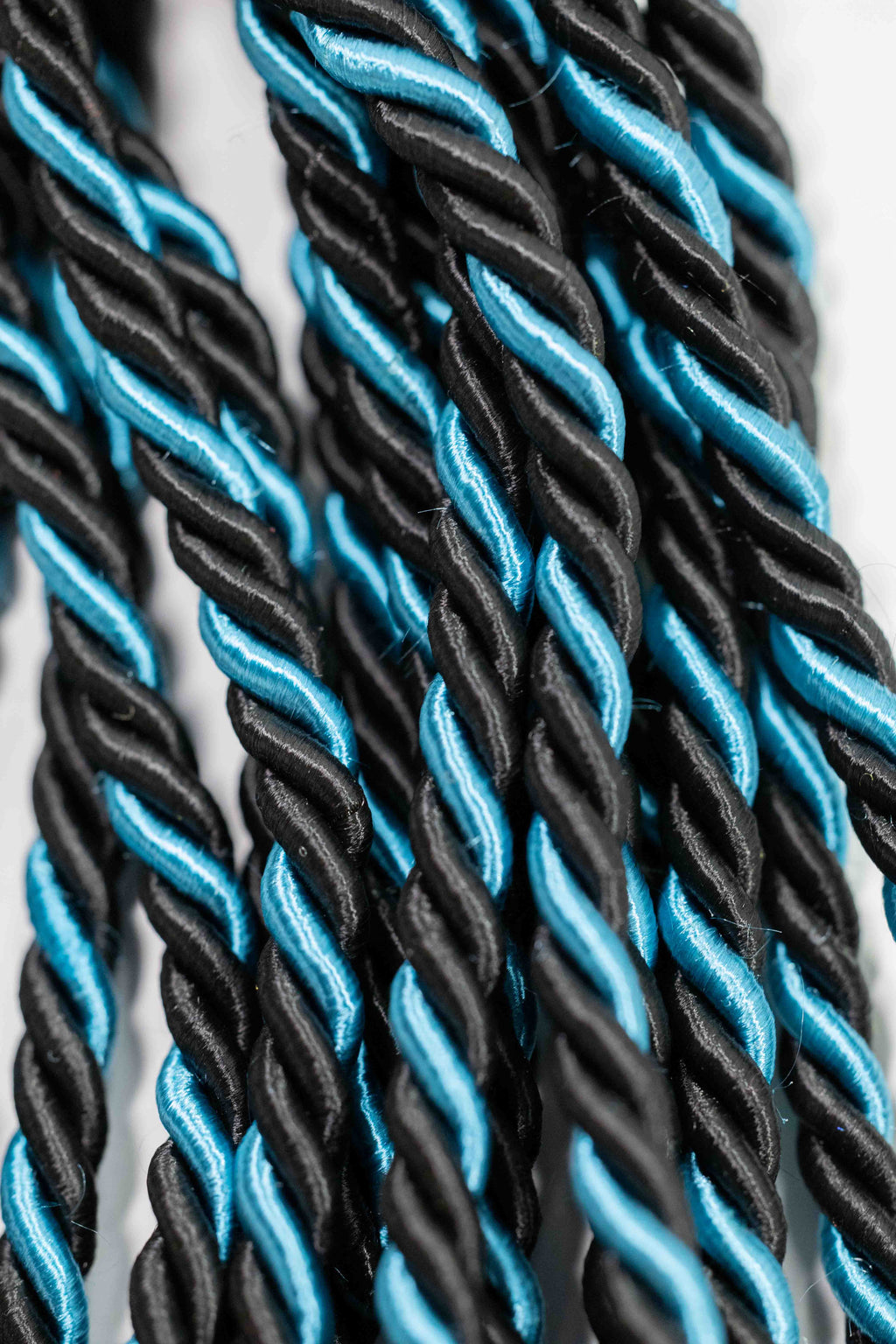 BLACK, BLACK, MING BLUE GRADUATION CORD, HONOR CORD