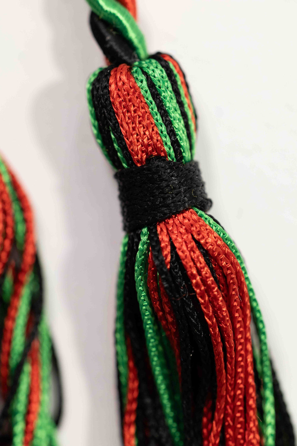 Black, Emerald Green, Red Graduation Honor Cord | Afghanistan
