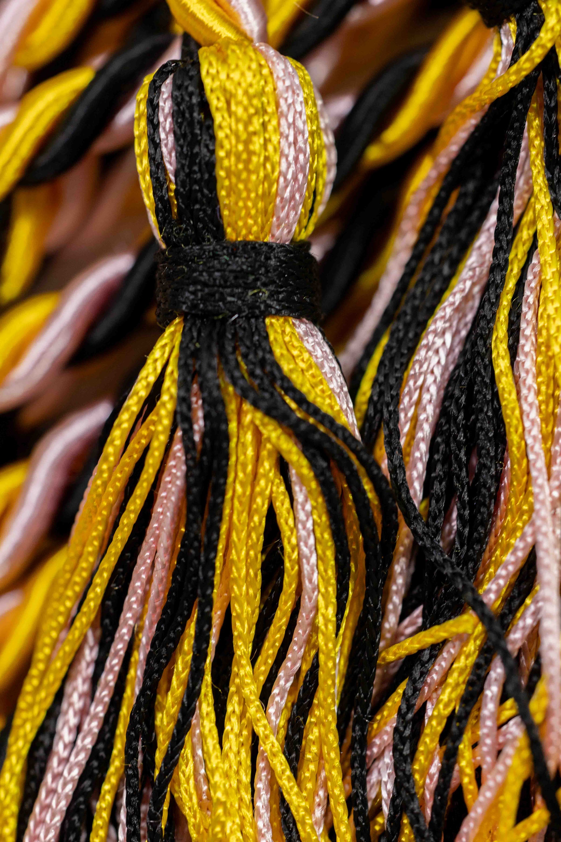 BLACK, GOLD, PINK GRADUATION CORD, HONOR CORD