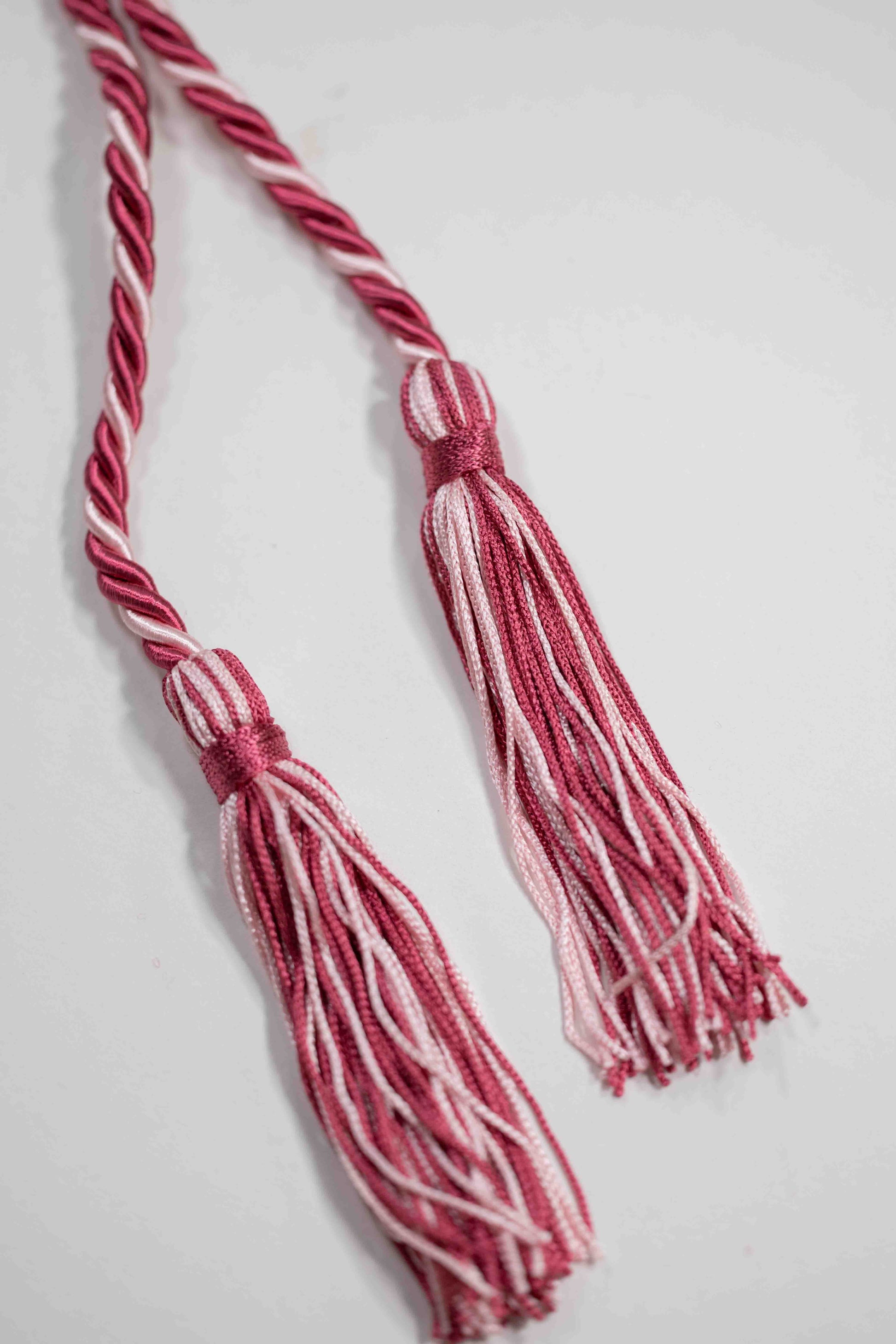 BURGUNDY, BURGUNDY, PINK GRADUATION CORD, HONOR CORD