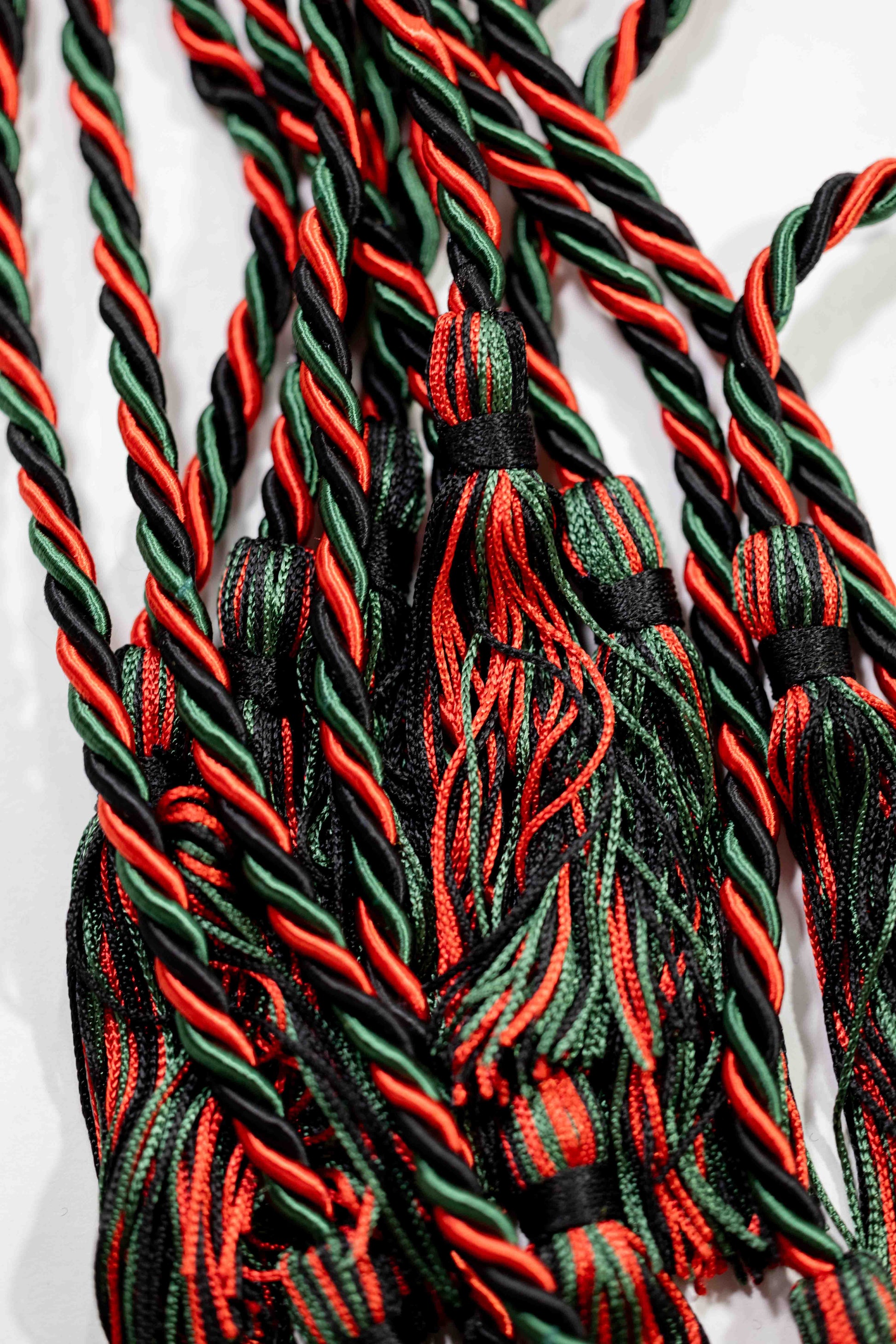 Black, Hunter Green, Red Graduation cord, Honor Cord | Afghanistan