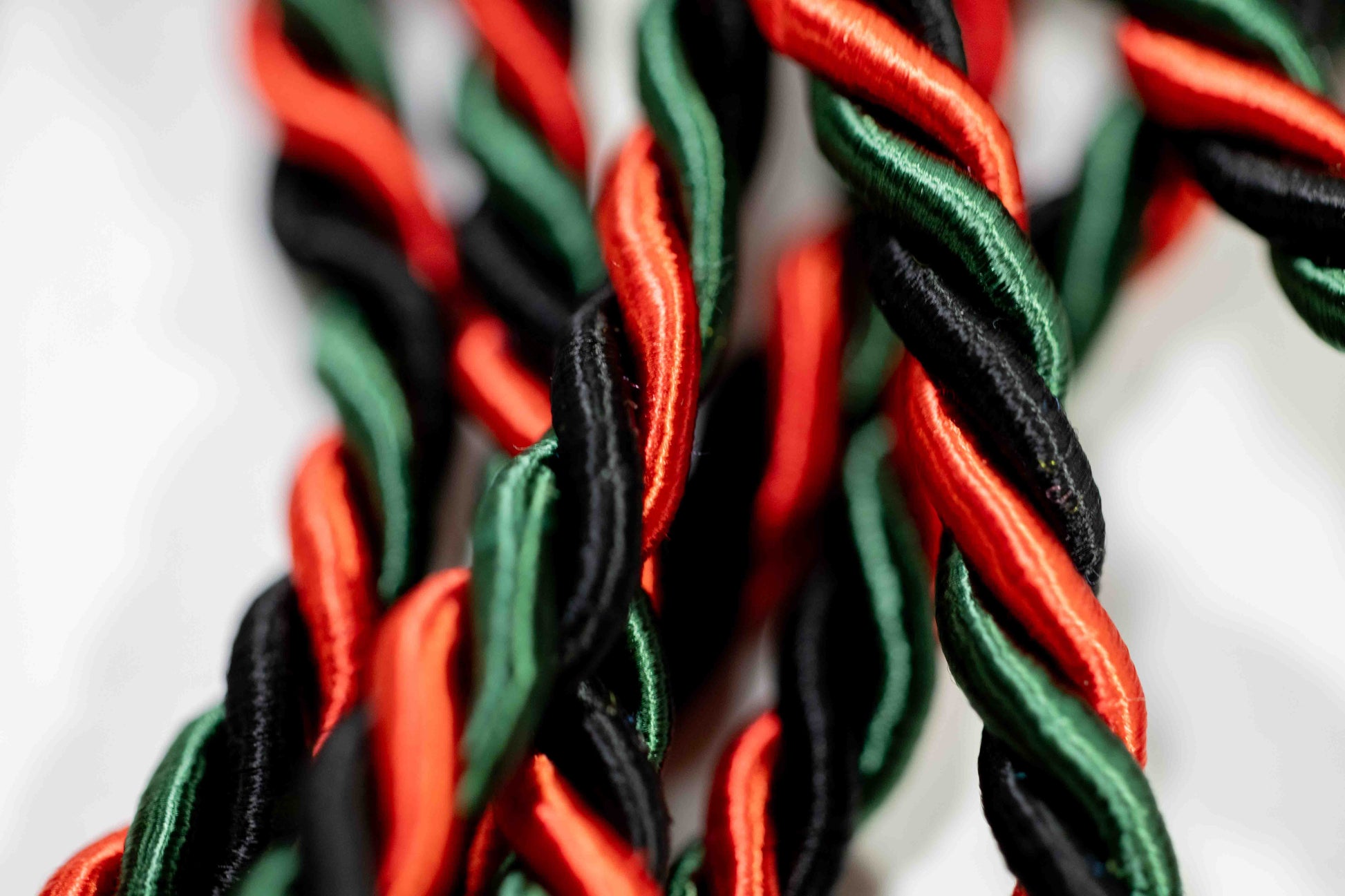Black, Hunter Green, Red Graduation cord, Honor Cord | Afghanistan