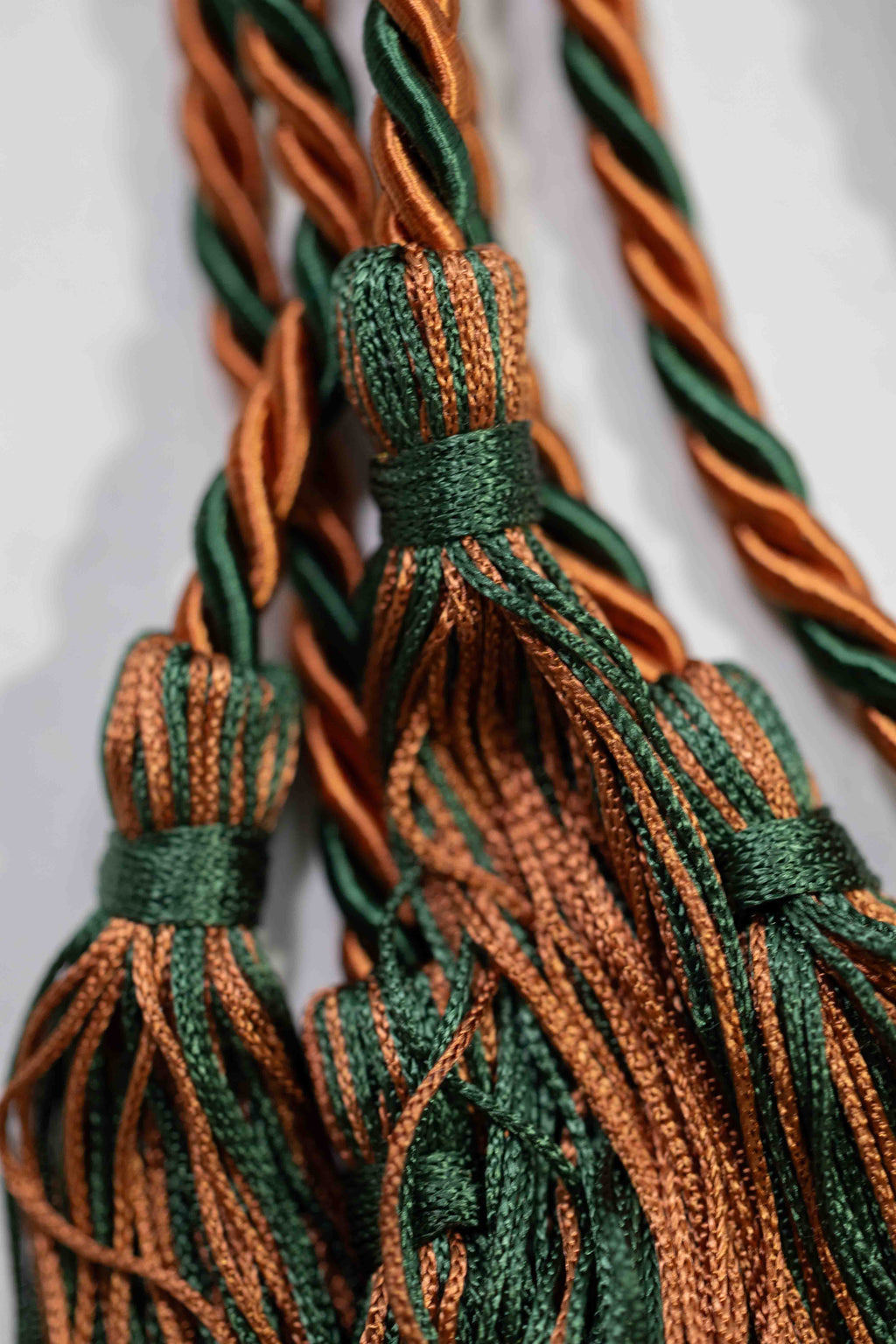 BRONZE, BRONZE, HUNTER GREEN GRADUATION CORD, HONOR CORD