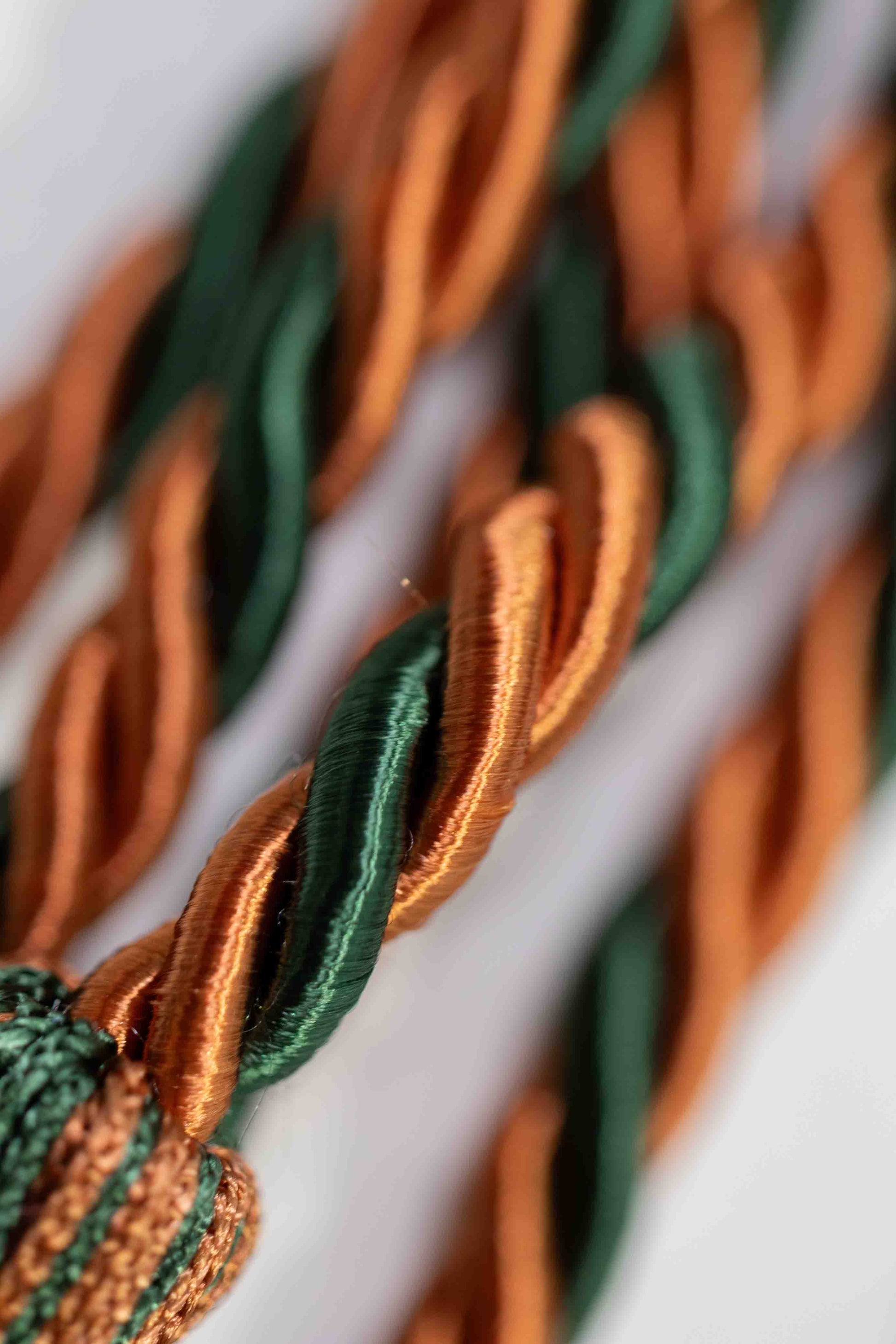 BRONZE, BRONZE, HUNTER GREEN GRADUATION CORD, HONOR CORD