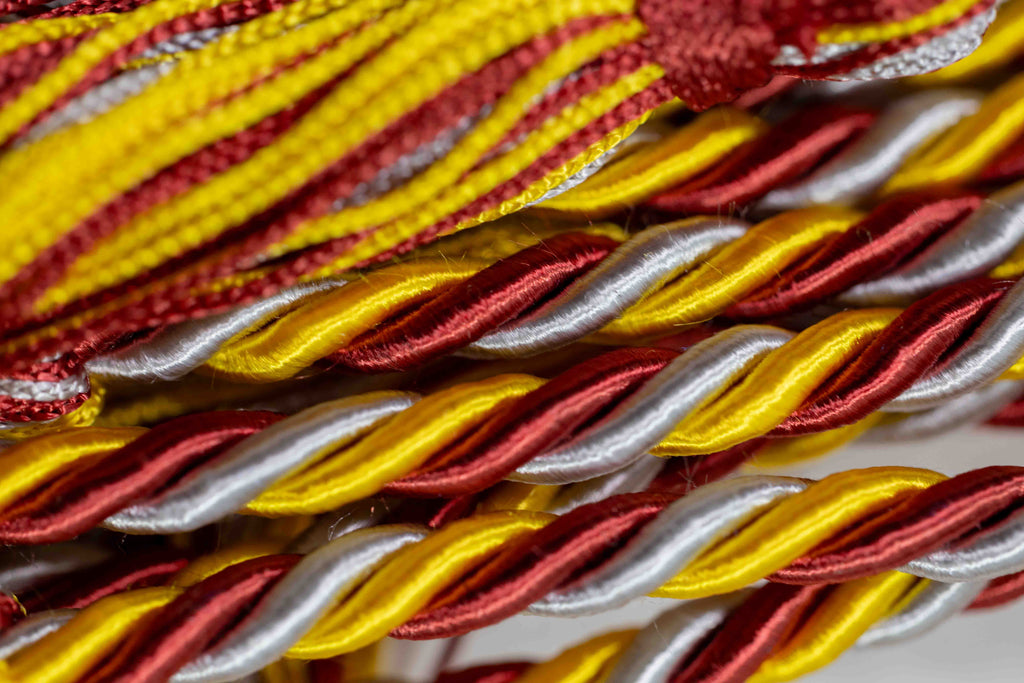 CARDINAL, GOLD, SILVER GRADUATION CORD, HONOR CORD