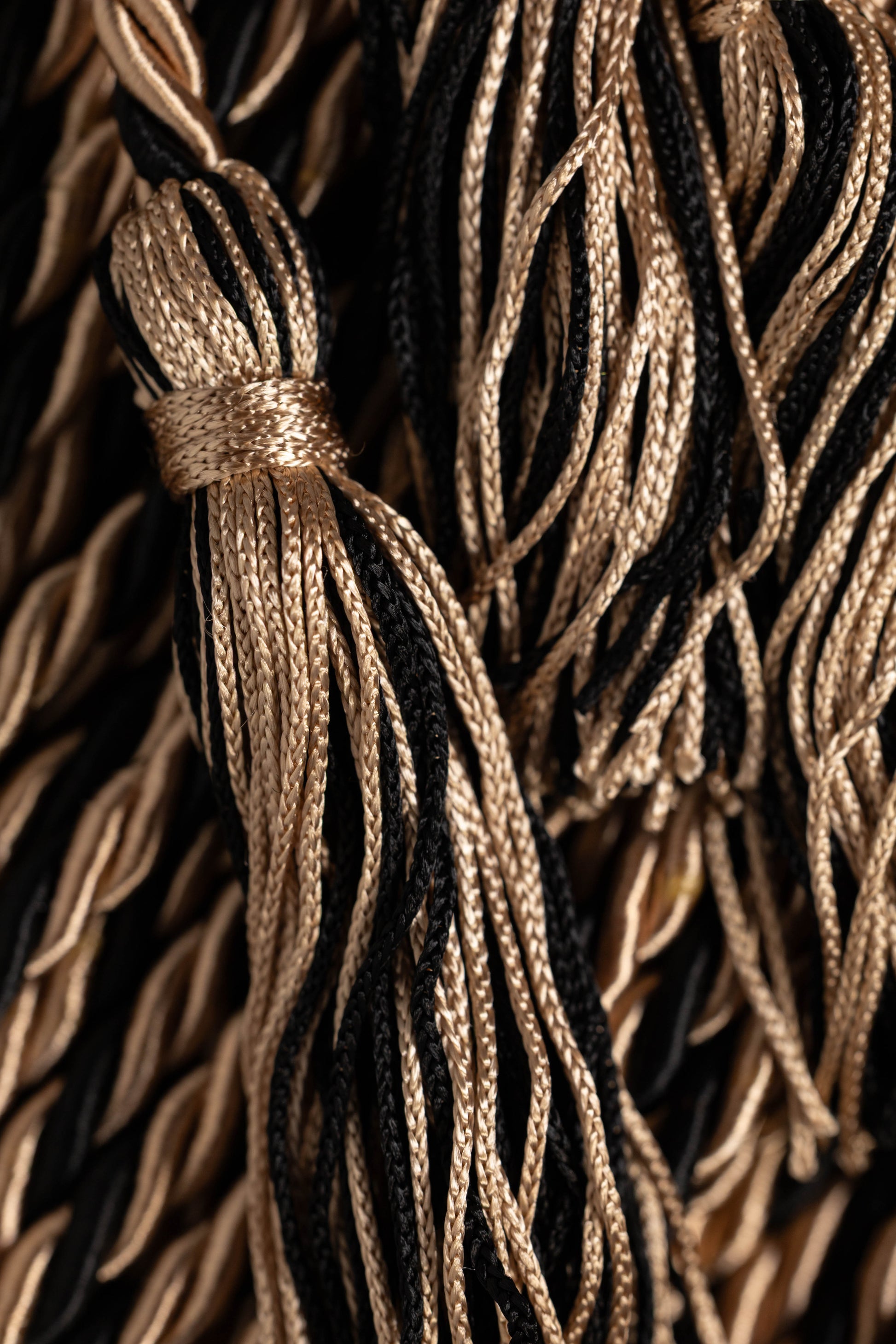 Drab, Drab, Black Graduation Honor Cord