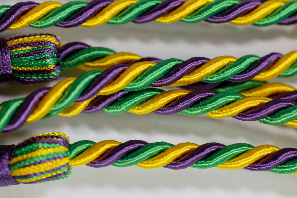 EMERALD, GOLD, PURPLE GRADUATION CORD, HONOR CORD