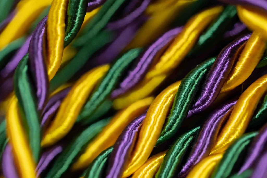 Gold, Green, Purple Graduation cord, Honor Cord