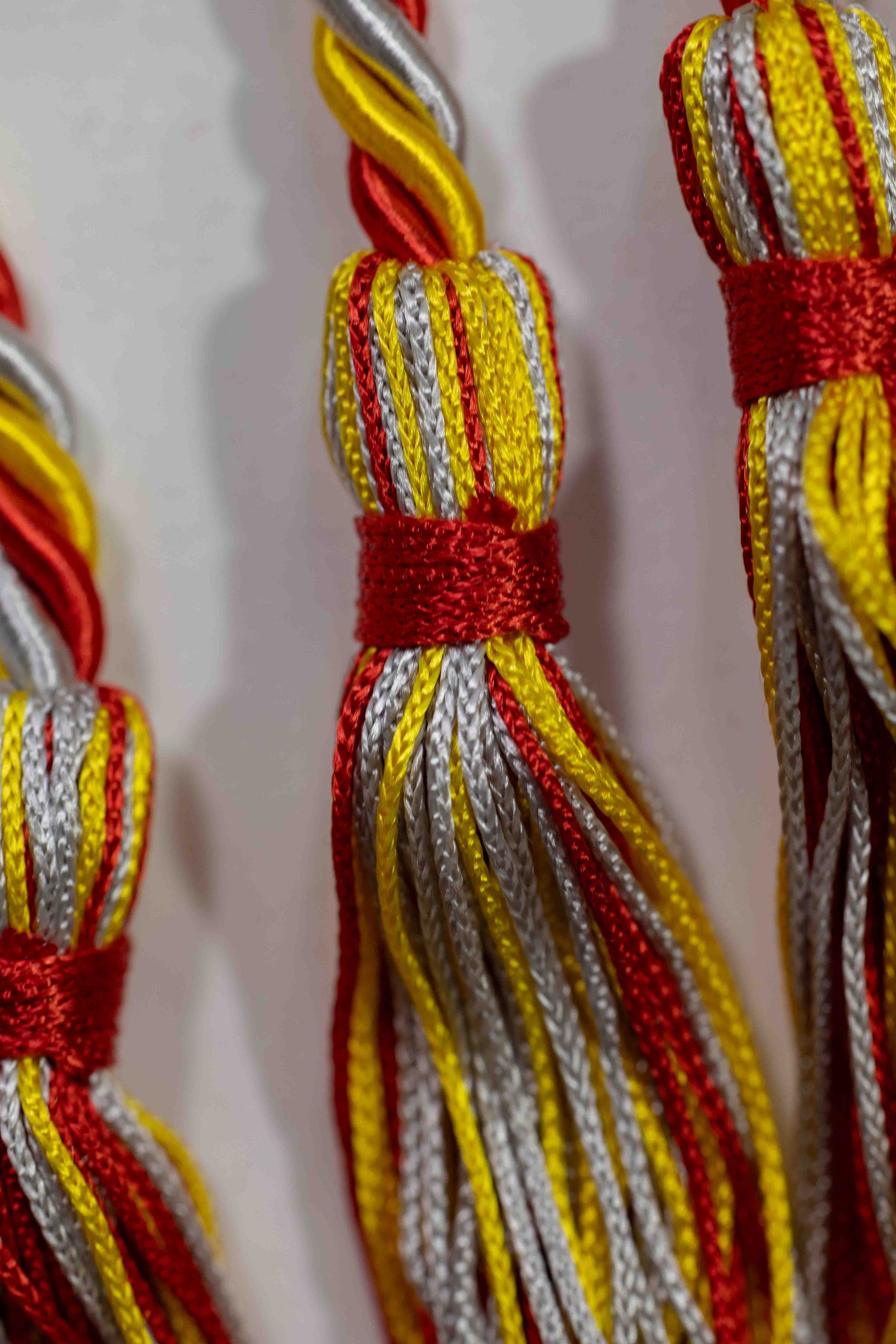 GOLD, RED, SILVER GRADUATION CORD, HONOR CORD