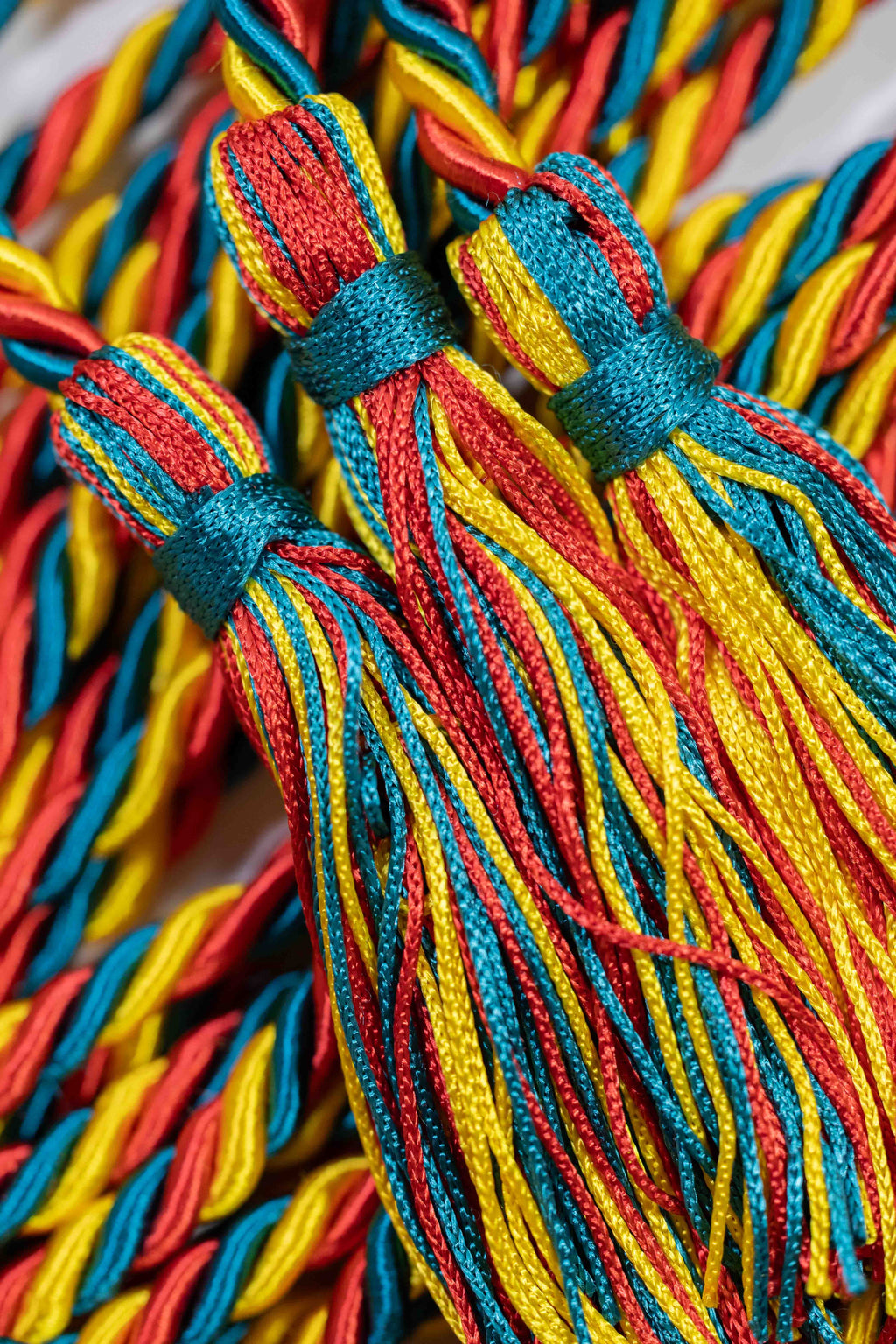 GOLD, RED, TEAL GRADUATION CORD, HONOR CORD