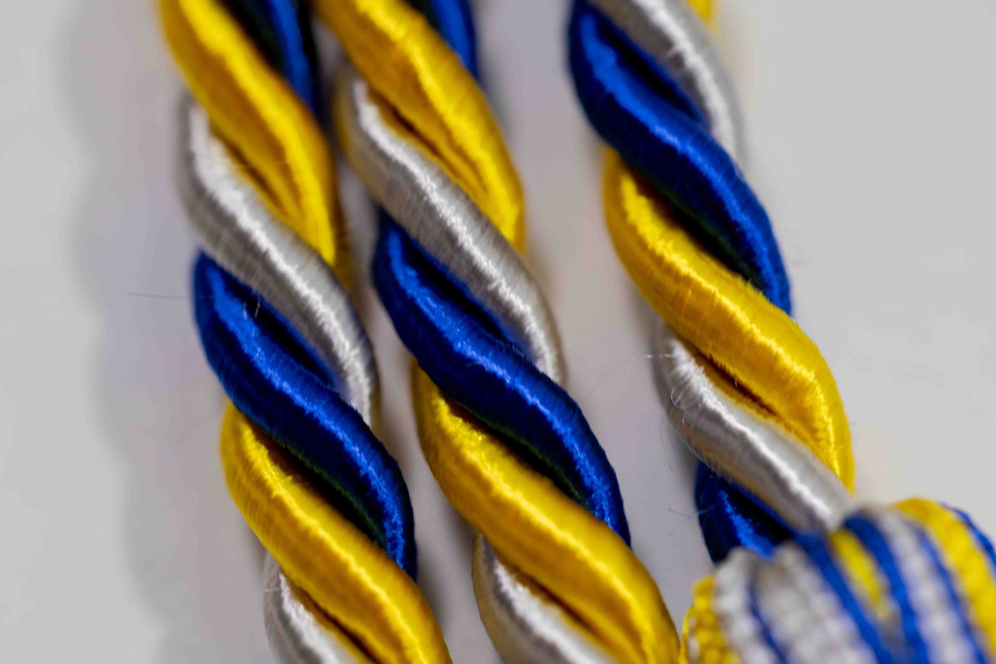 GOLD, ROYAL BLUE, SILVER GRADUATION CORD, HONOR CORD