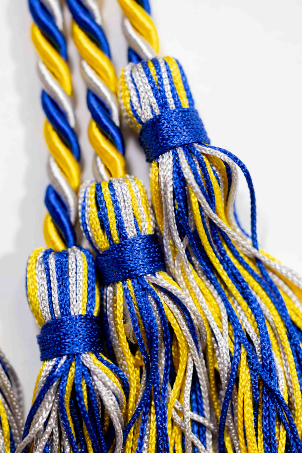 GOLD, ROYAL BLUE, SILVER GRADUATION CORD, HONOR CORD