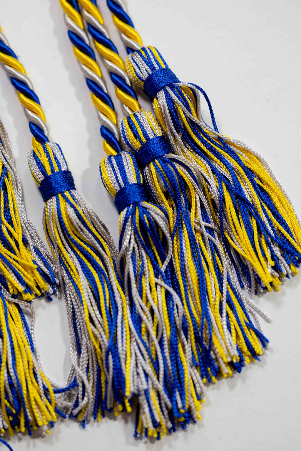 GOLD, ROYAL BLUE, SILVER GRADUATION CORD, HONOR CORD