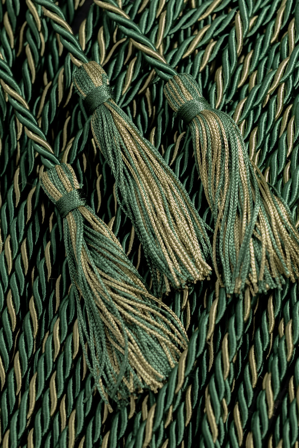 HUNTER GREEN, HUNTER GREEN, SAGE GRADUATION CORD, HONOR CORD | ARMY CAMO GREEN