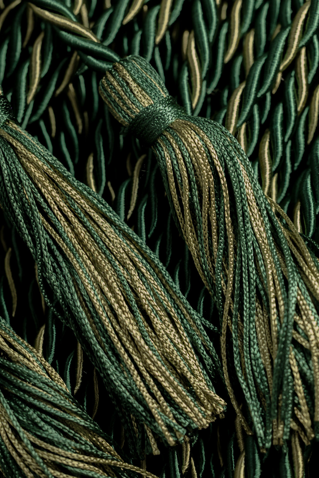 HUNTER GREEN, HUNTER GREEN, SAGE GRADUATION CORD, HONOR CORD | ARMY CAMO GREEN