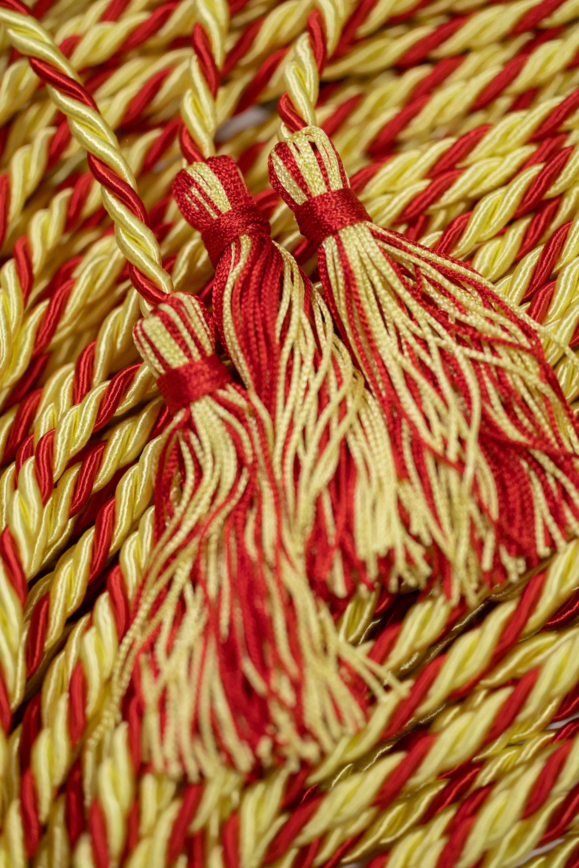 LEMON, LEMON, RED GRADUATION CORD, HONOR CORD
