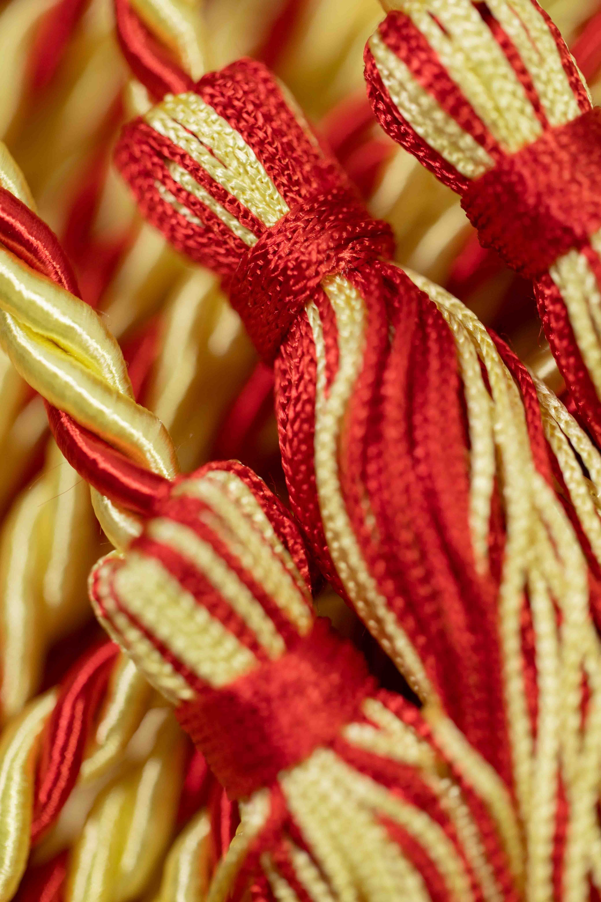 LEMON, LEMON, RED GRADUATION CORD, HONOR CORD