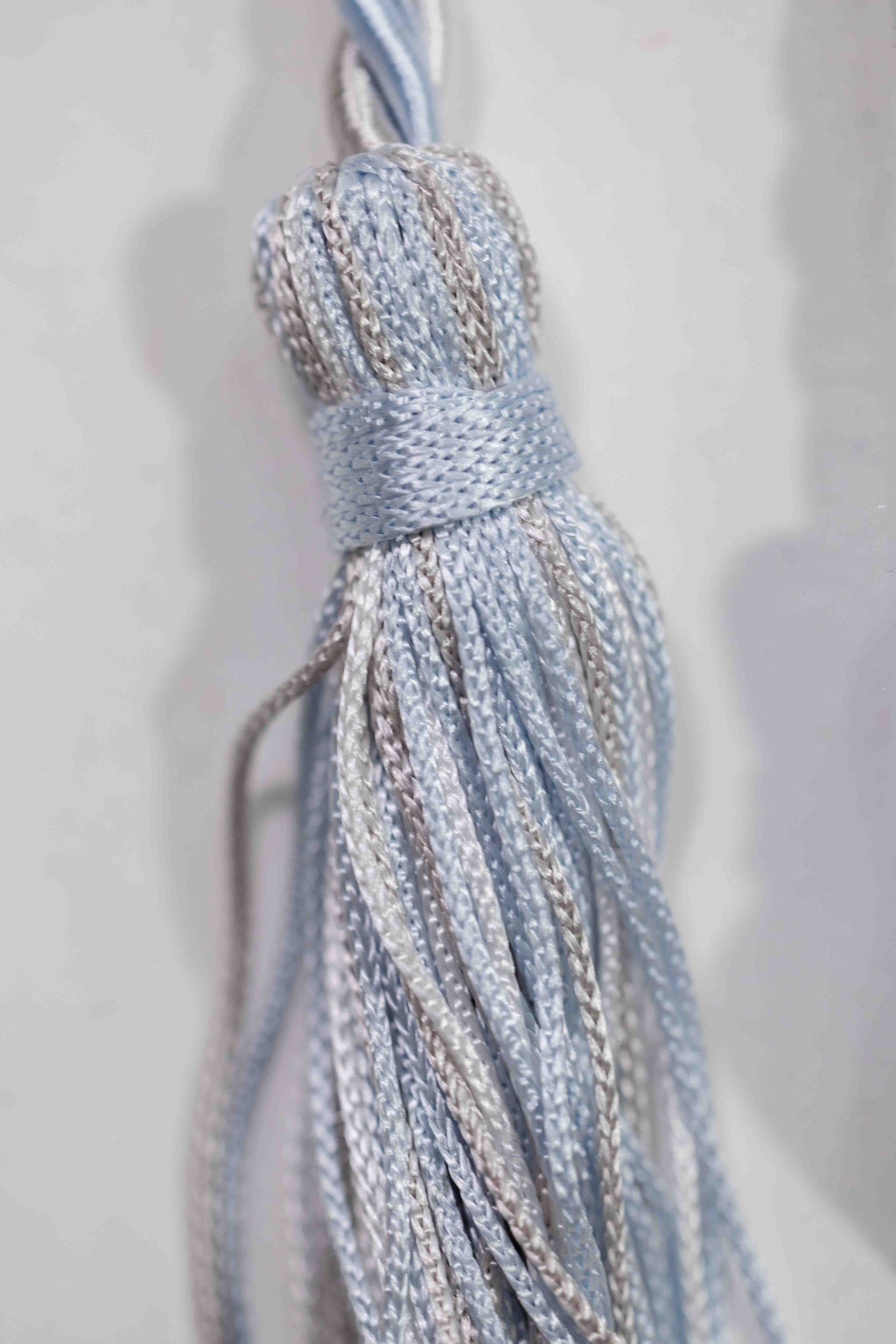 LIGHT BLUE, SILVER, WHITE GRADUATION CORD, HONOR CORD