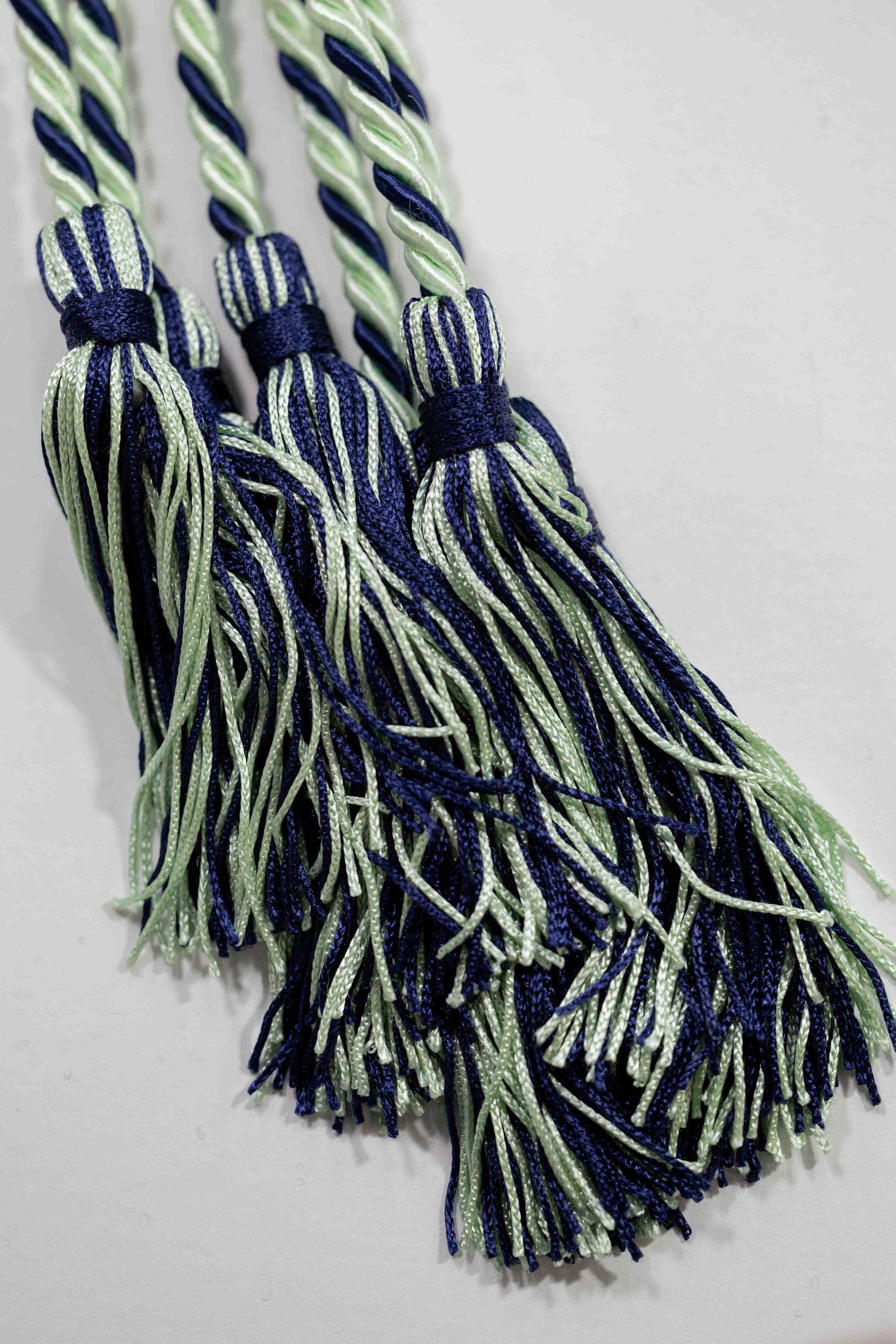 MINT, MINT, NAVY GRADUATION CORD, HONOR CORD