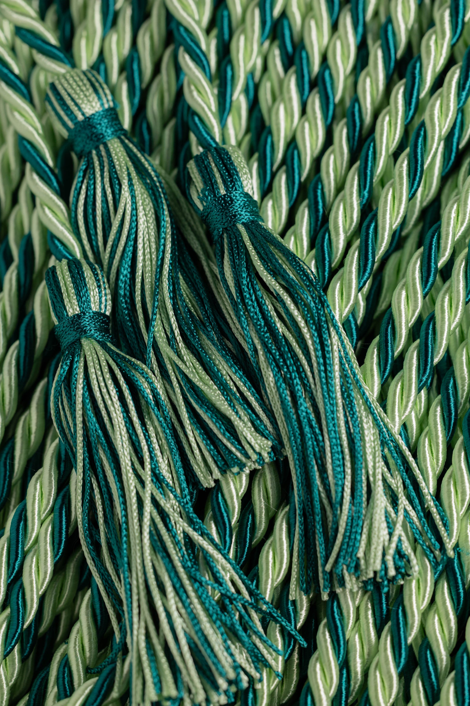 Mint Green, Mint Green, Teal Graduation Honor Cord