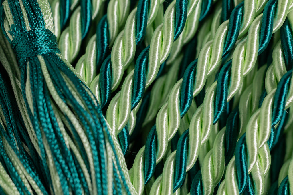 Mint Green, Mint Green, Teal Graduation Honor Cord