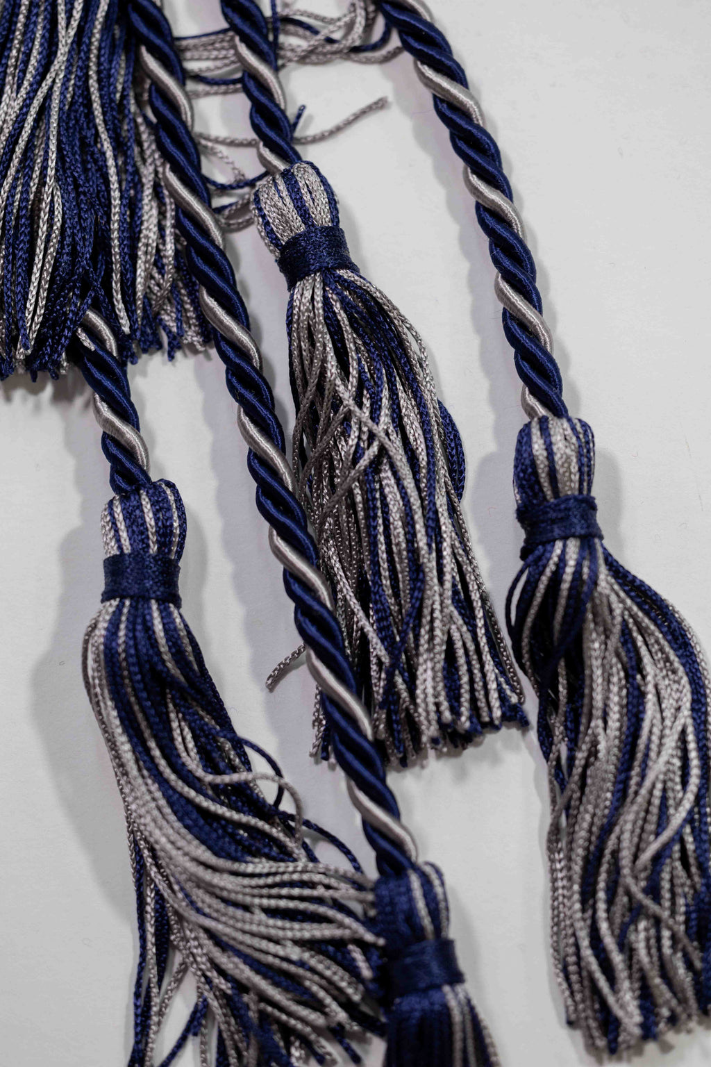 NAVY, NAVY, PLATINUM GRADUATION CORD, HONOR CORD