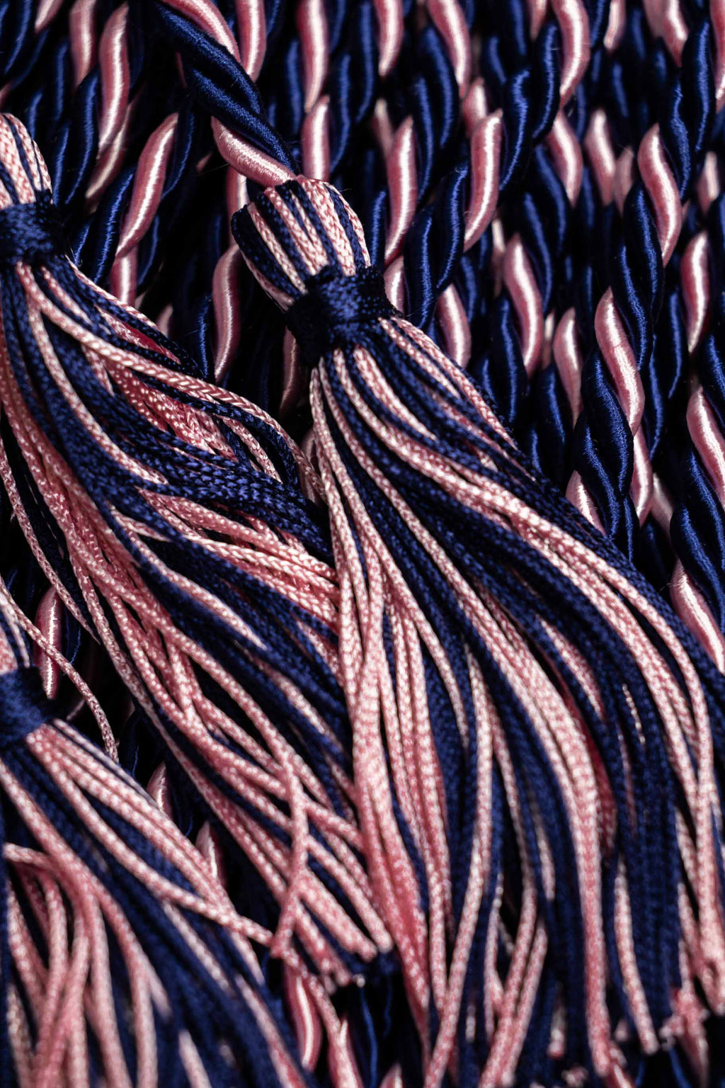 NAVY, NAVY, PINK GRADUATION CORD, HONOR CORD