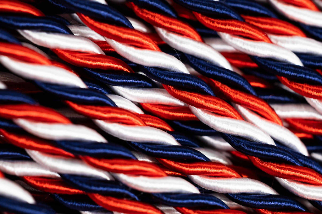 Navy, Red, White Graduation Honor Cord | YMSL