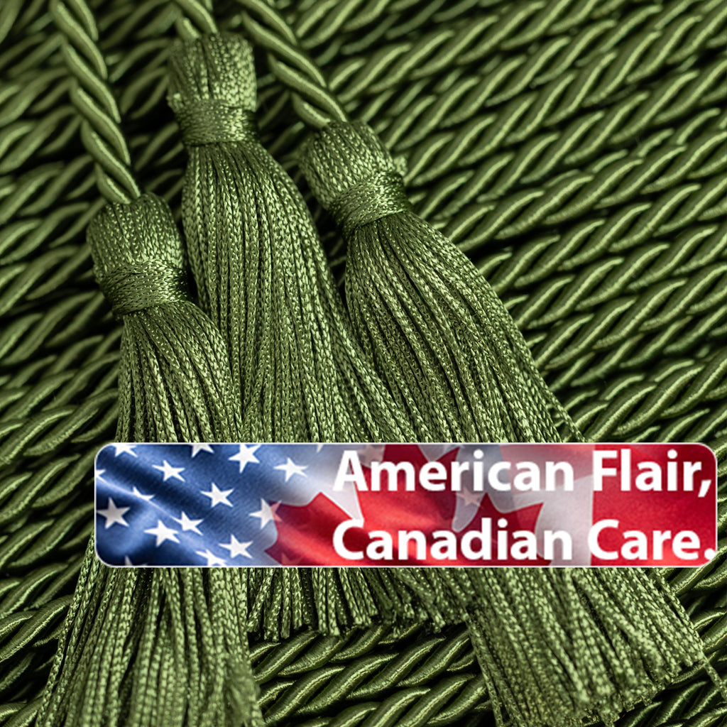 SAGE (OLIVE) GRADUATION CORD, HONOR CORD SOLID