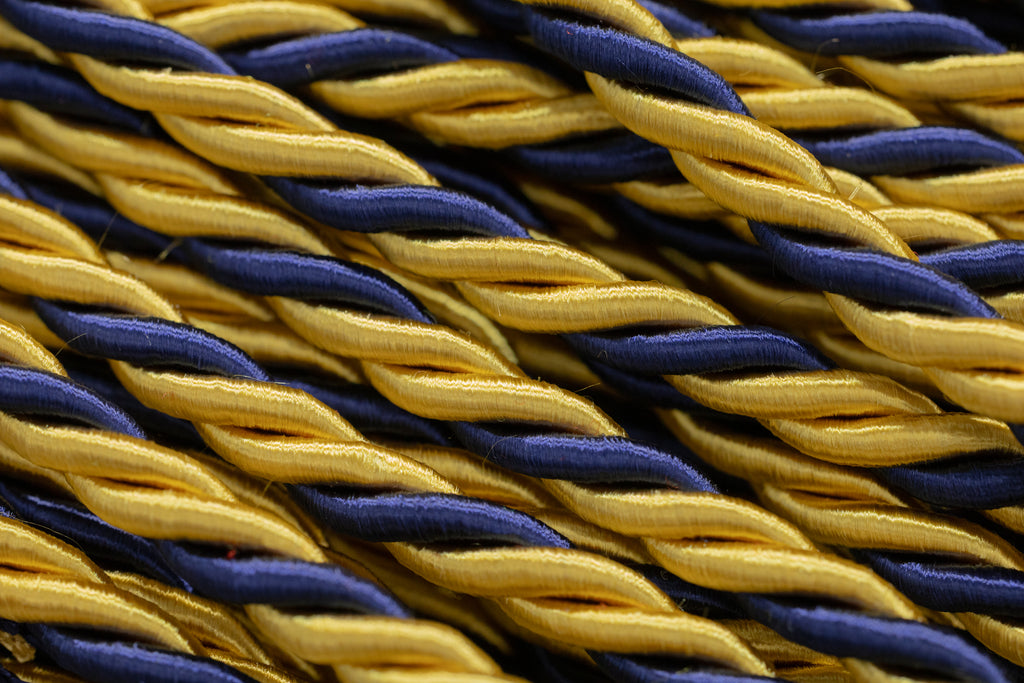 OLD GOLD, OLD GOLD, NAVY GRADUATION CORD, HONOR CORD