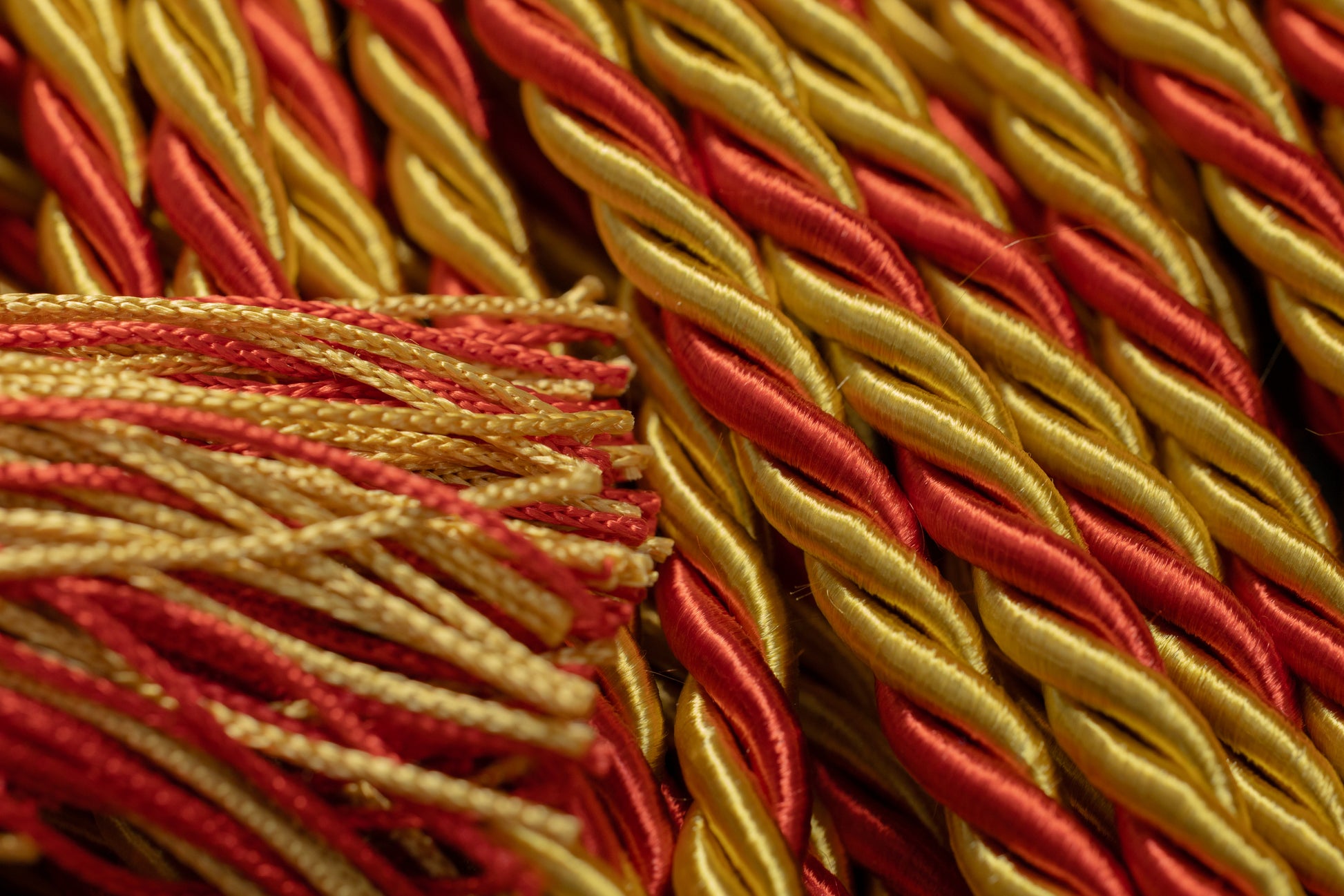 Old Gold, Old Gold, Red Graduation Honor Cord