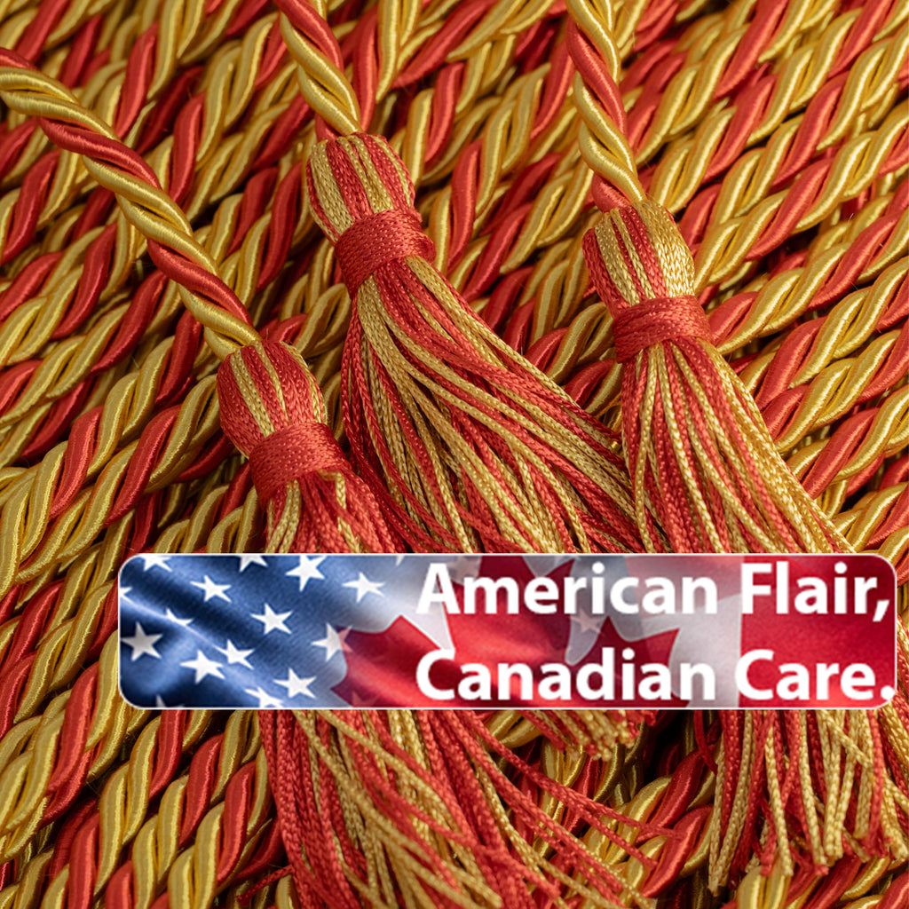 Old Gold, Old Gold, Red Graduation Honor Cord