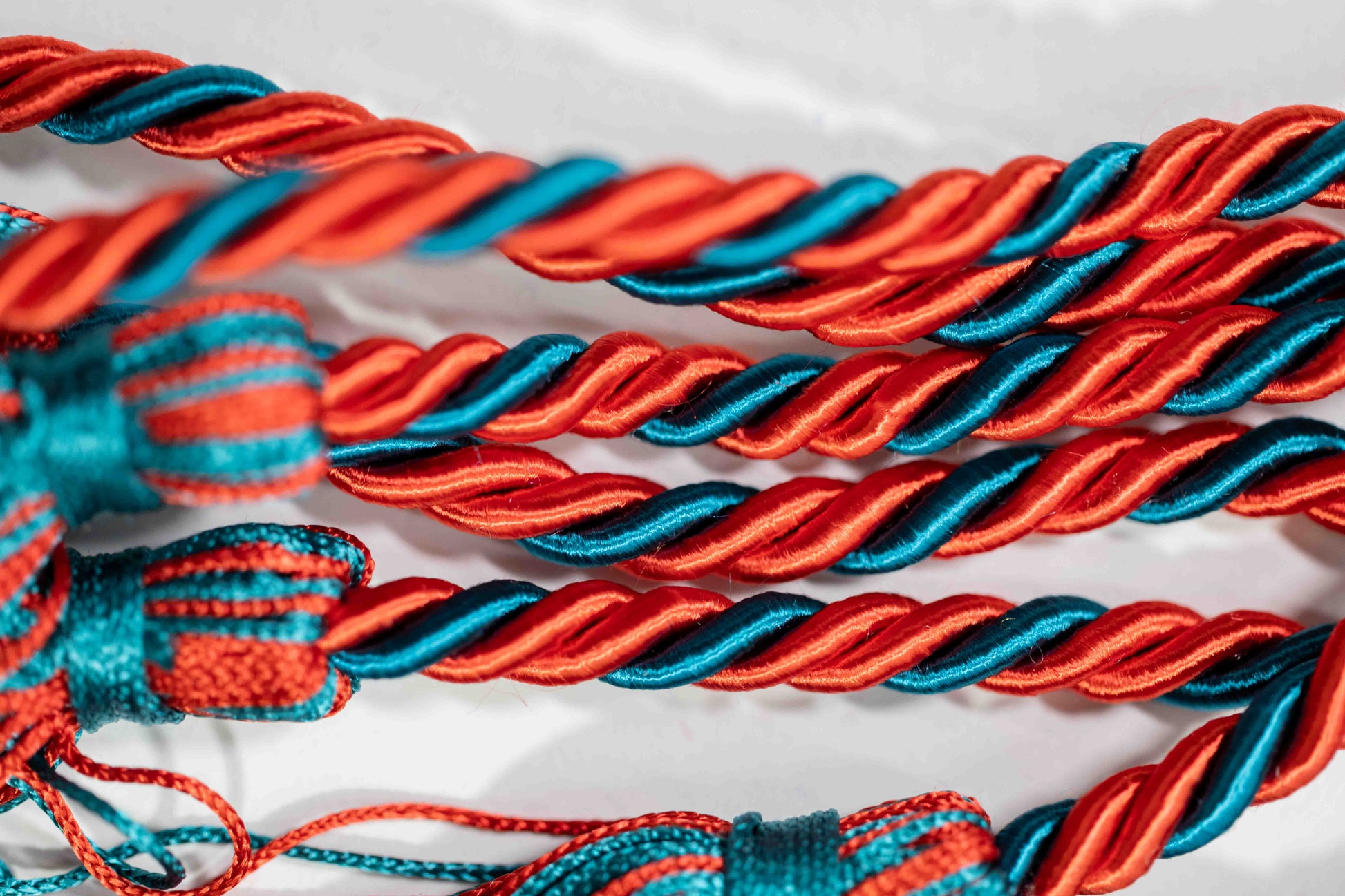 Red, Red, Teal Graduation Honor Cord