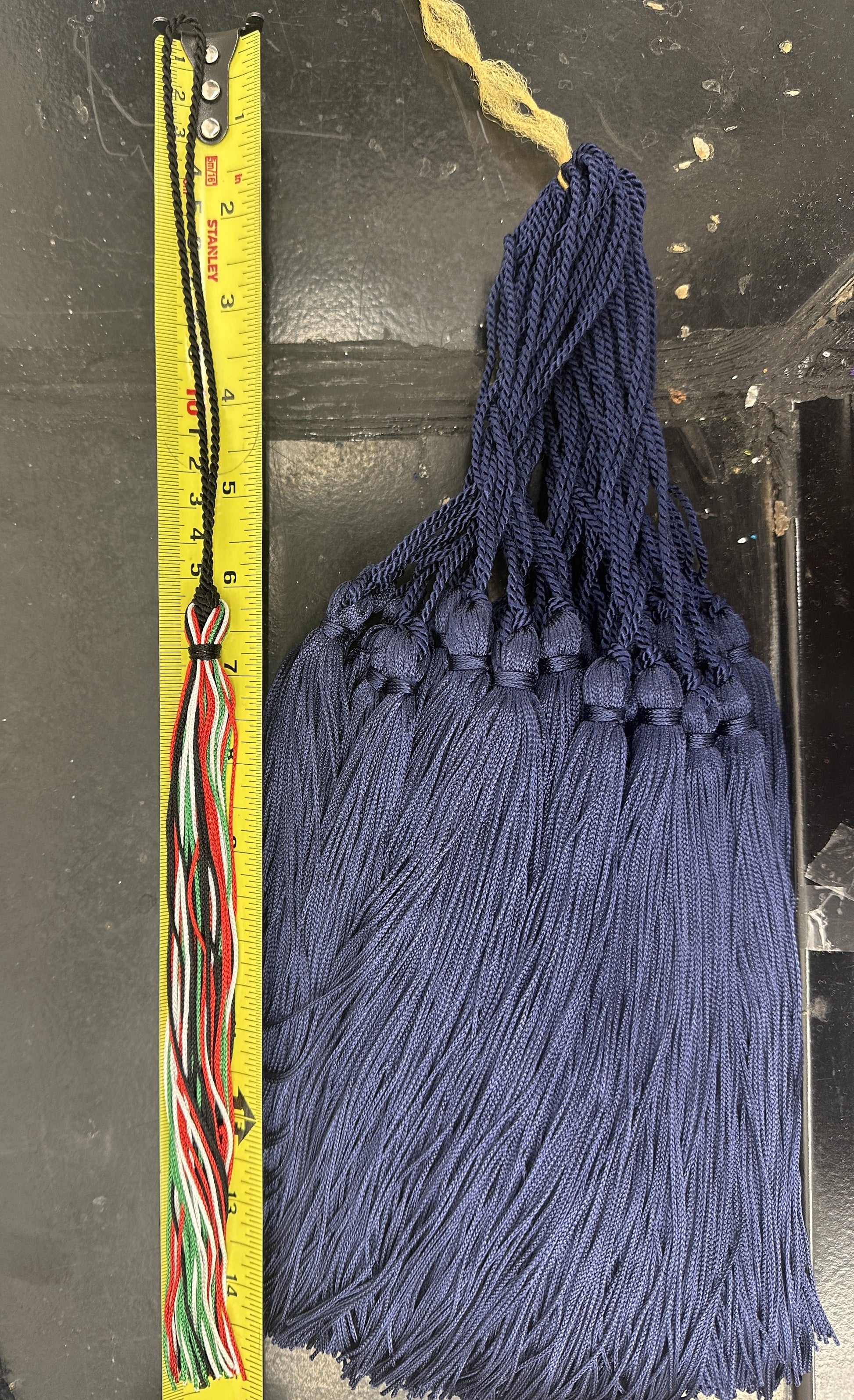 Custom Navy Blue 60 Tassels shipping included