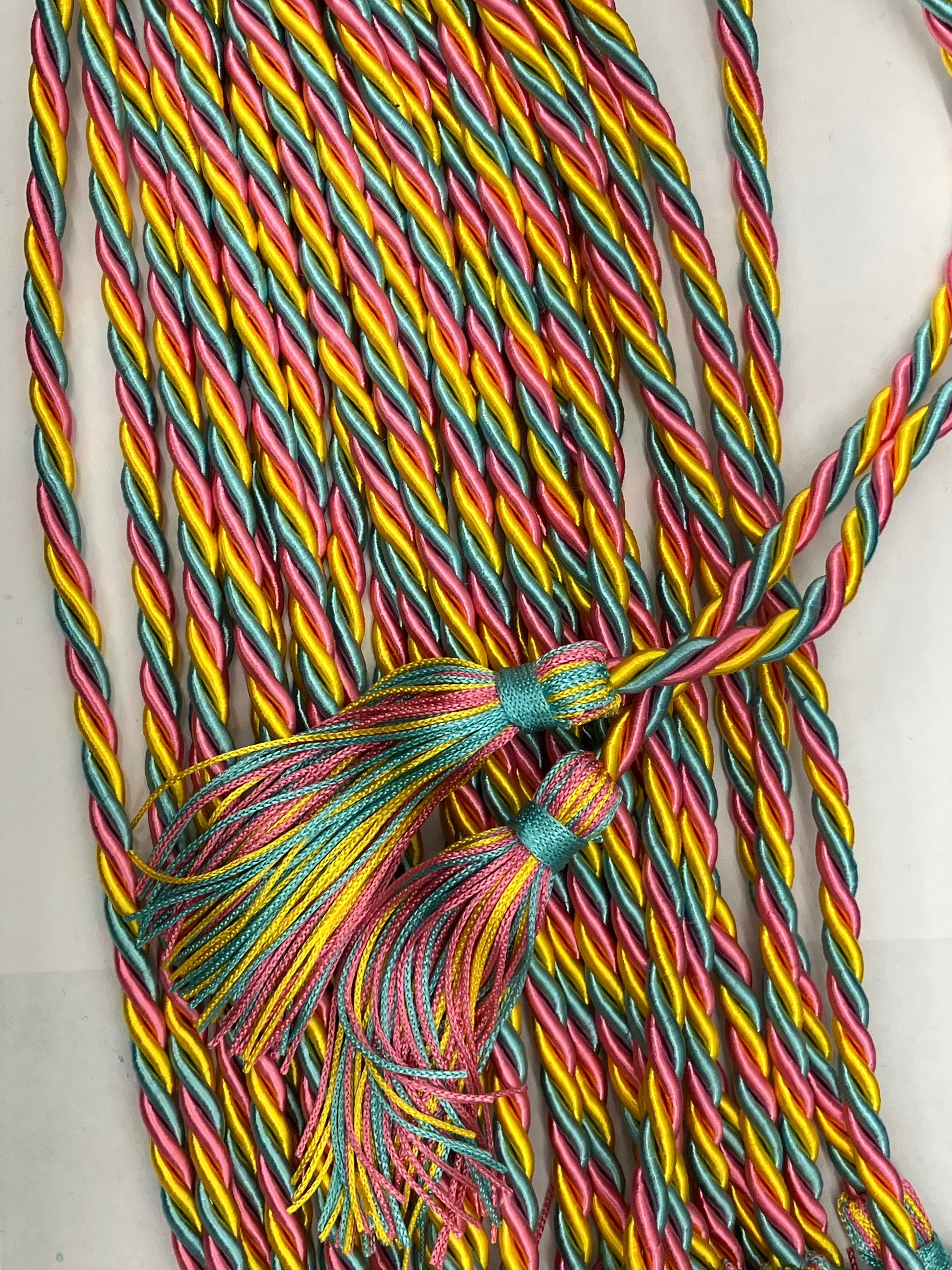 GOLD, HOT PINK, JEWEL BLUE GRADUATION CORD, HONOR CORD